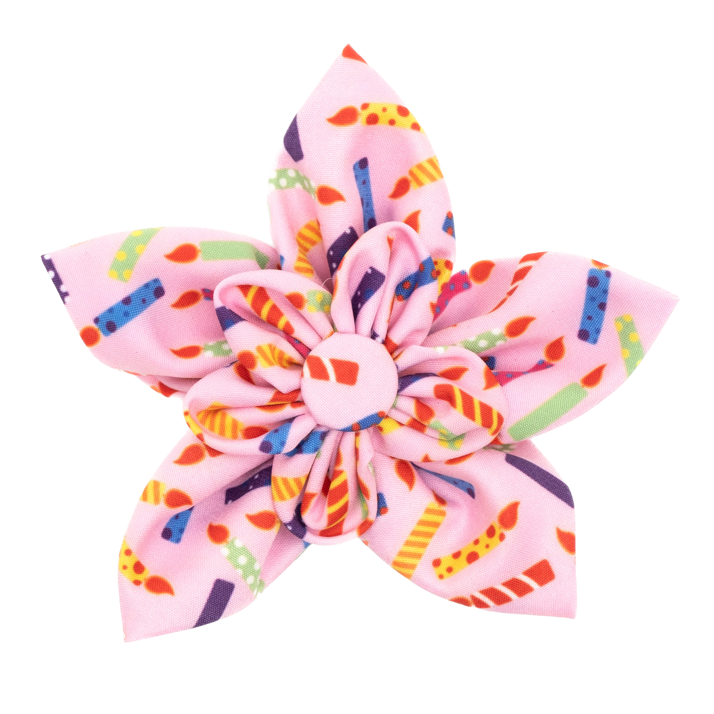 DOG-COLLAR-SLIDER-FLOWER-IT'S-MY-BIRTHDAY