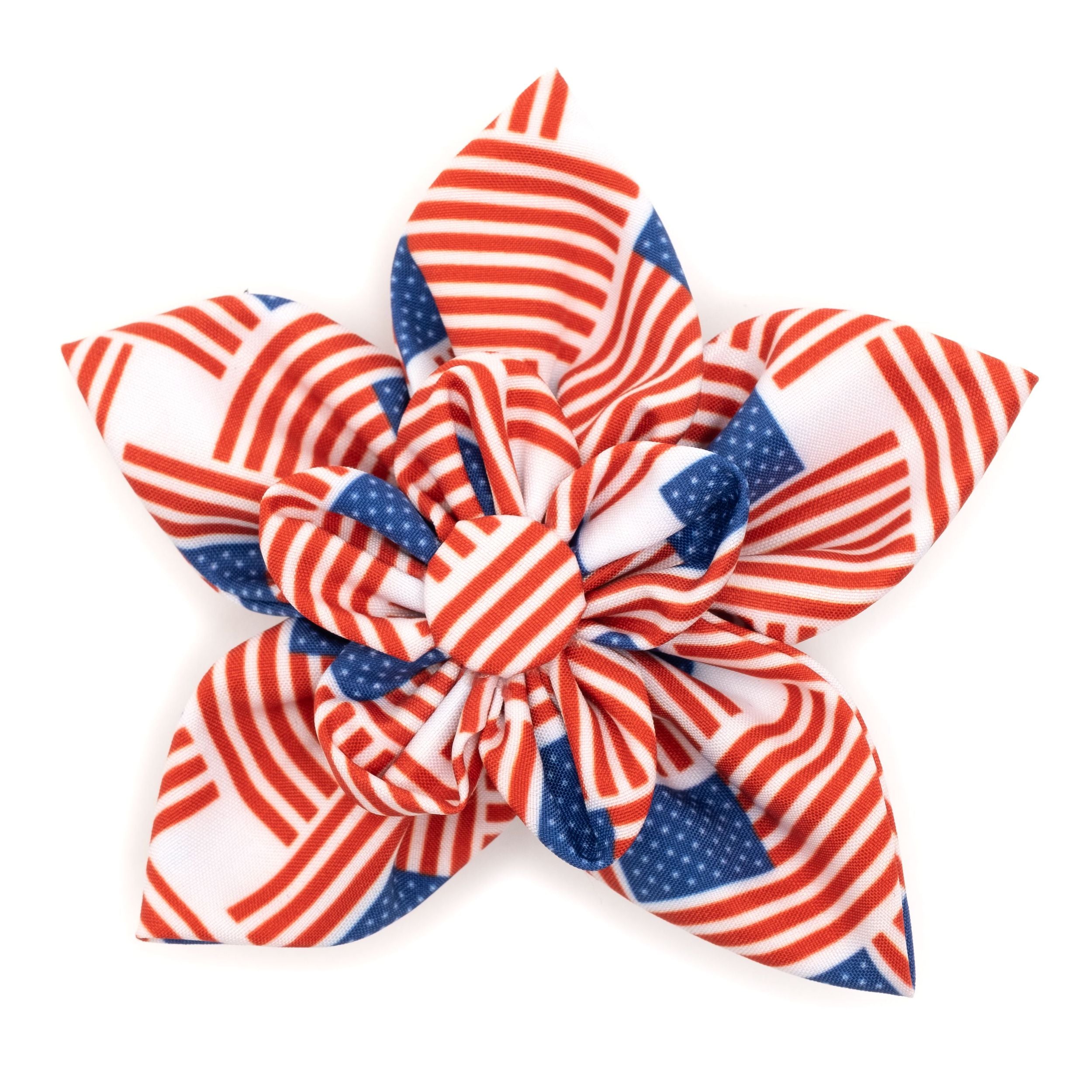 DOG-COLLAR-SLIDER-FLOWER-PATCHWORK-FLAG-INDEPENDENCE-DAY