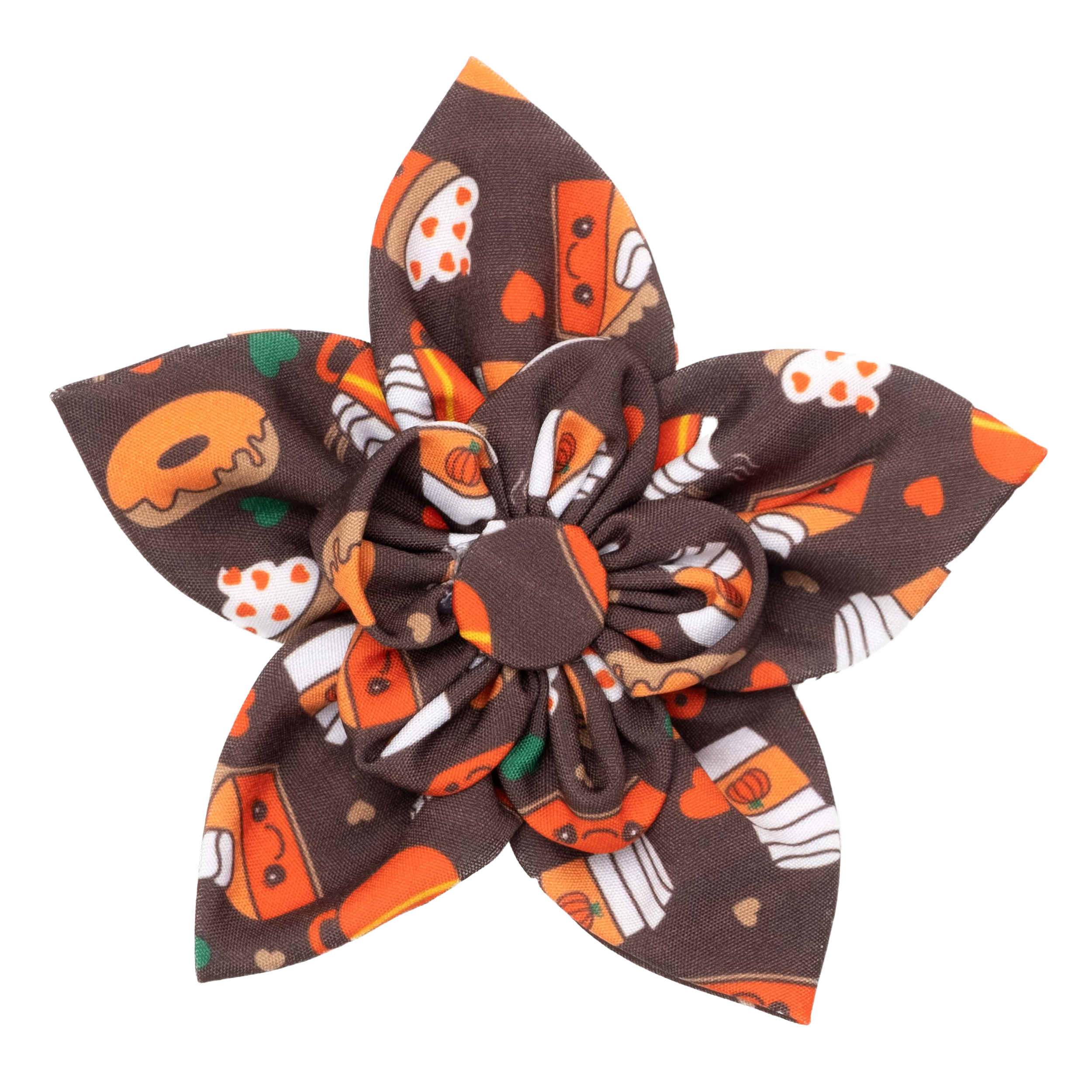 DOG-COLLAR-SLIDER-FLOWER-PUMPKIN-SPICE