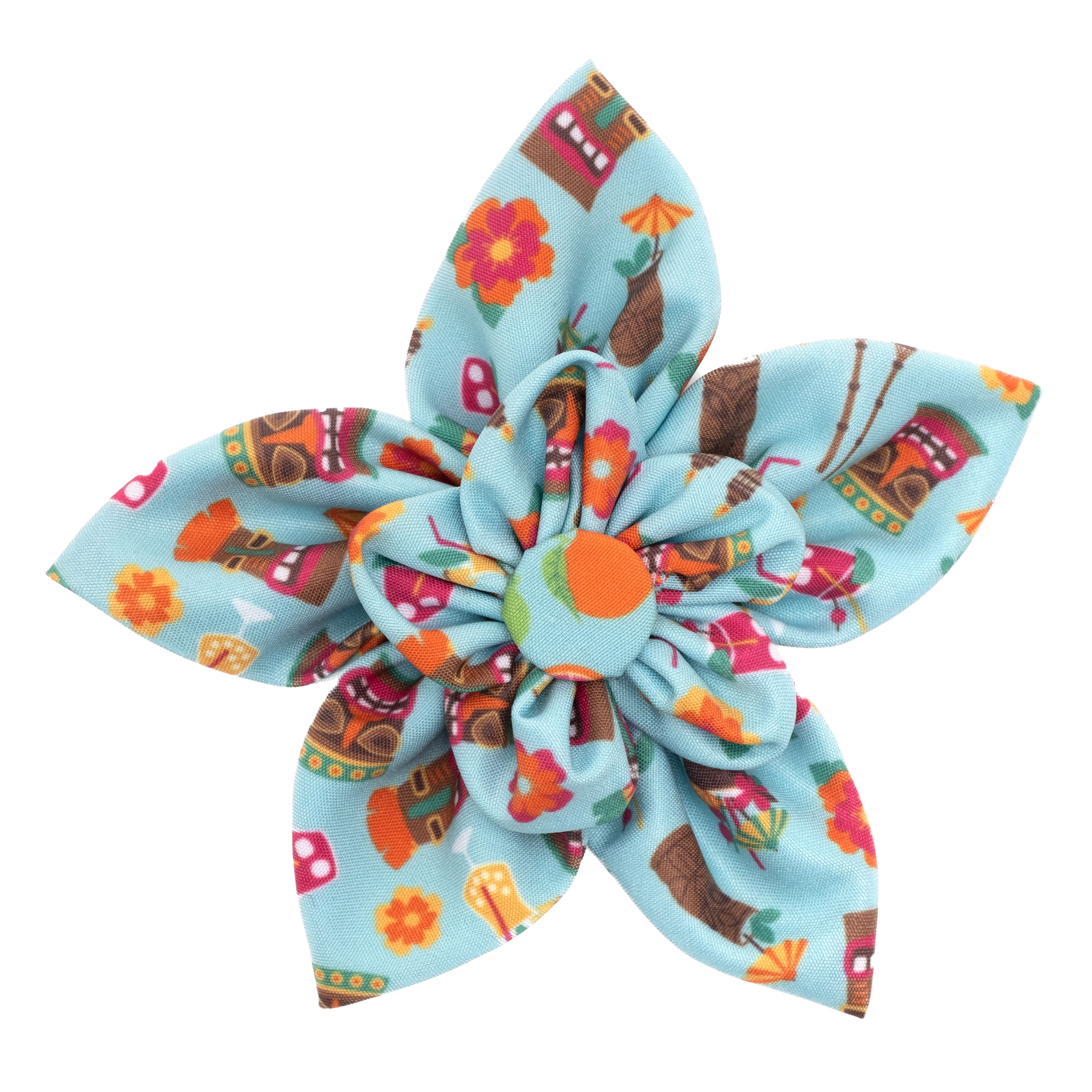 DOG-COLLAR-SLIDER-FLOWER-TIKI-TIME