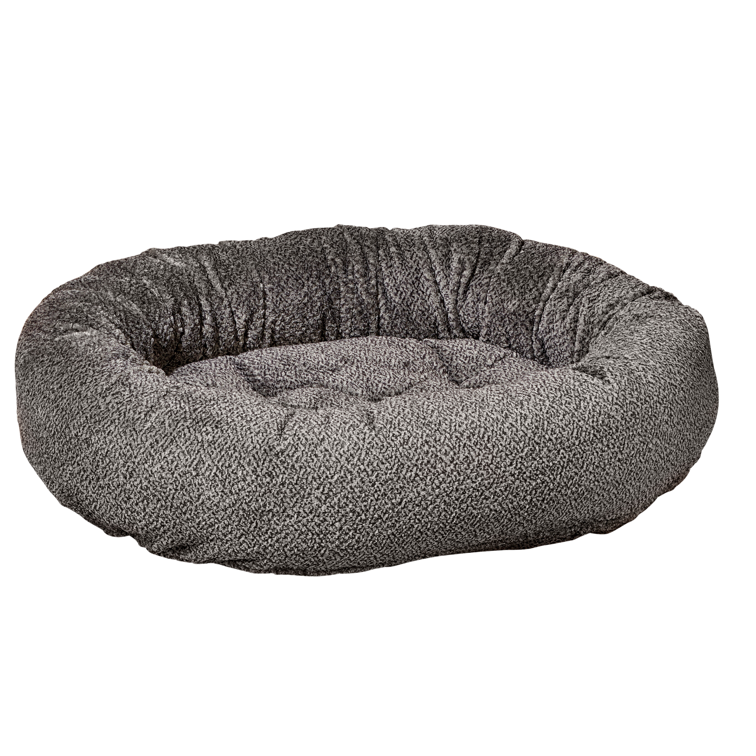 GRAY-OWL-DONUT-DOG-BED