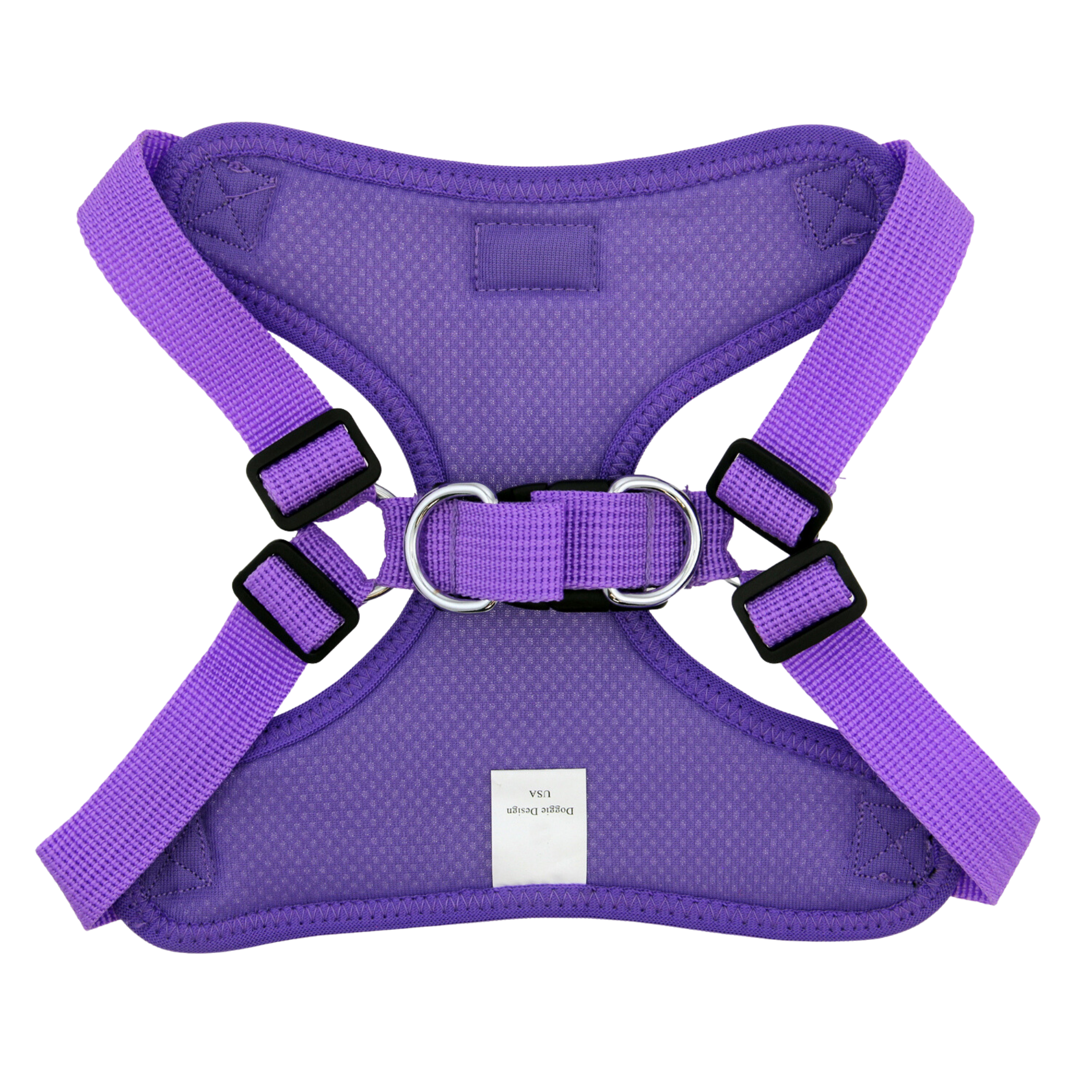 PAISLEY-PURPLE-WRAP-SNAP-DOG-HARNESS