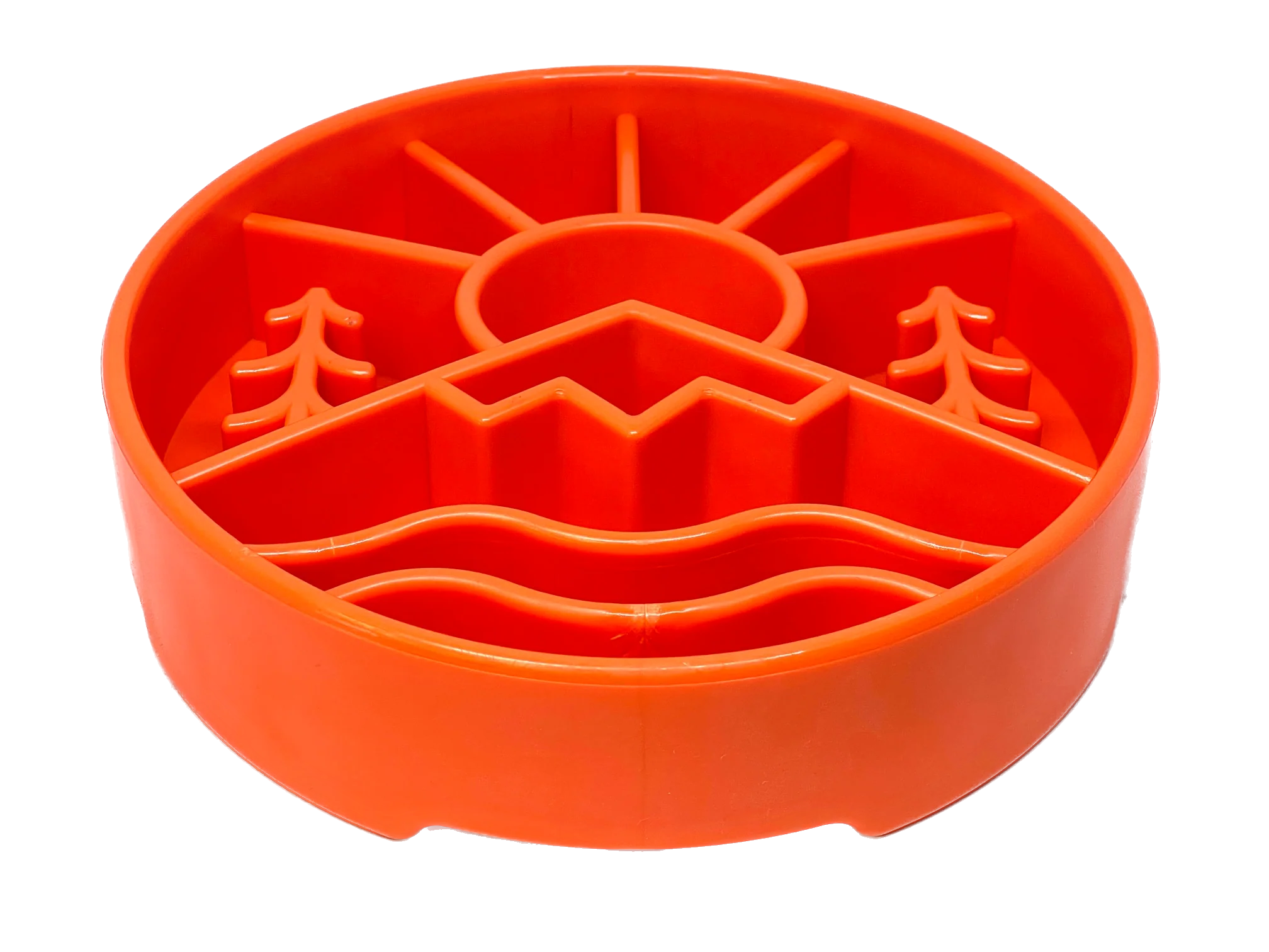 Slow Feeder Bowl | Great Outdoors Orange