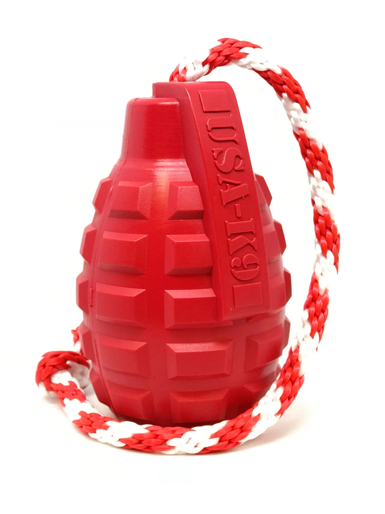 SODAPUP GRENADE CHEW TOY RED