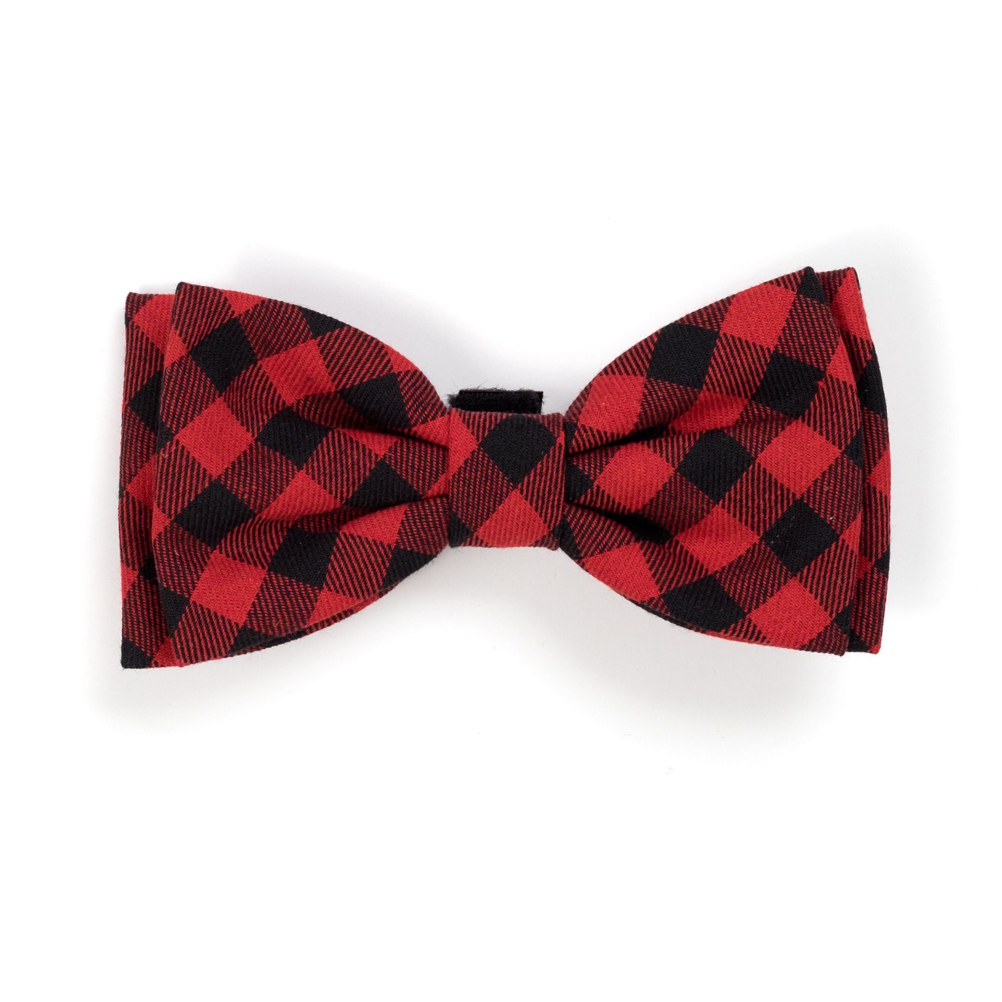 buffalo-plaid-dog-bow-tie