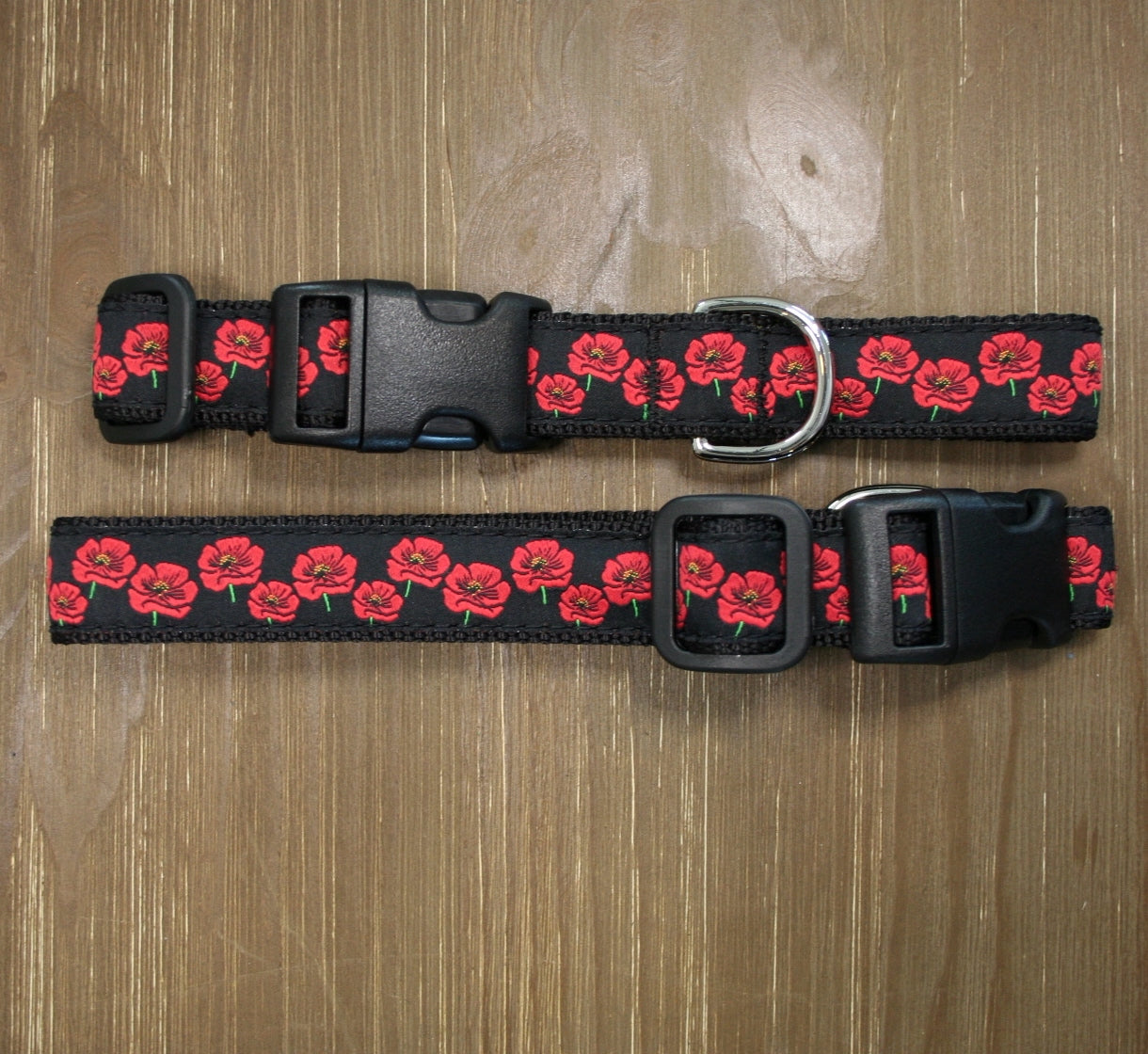 poppies-dog-collar