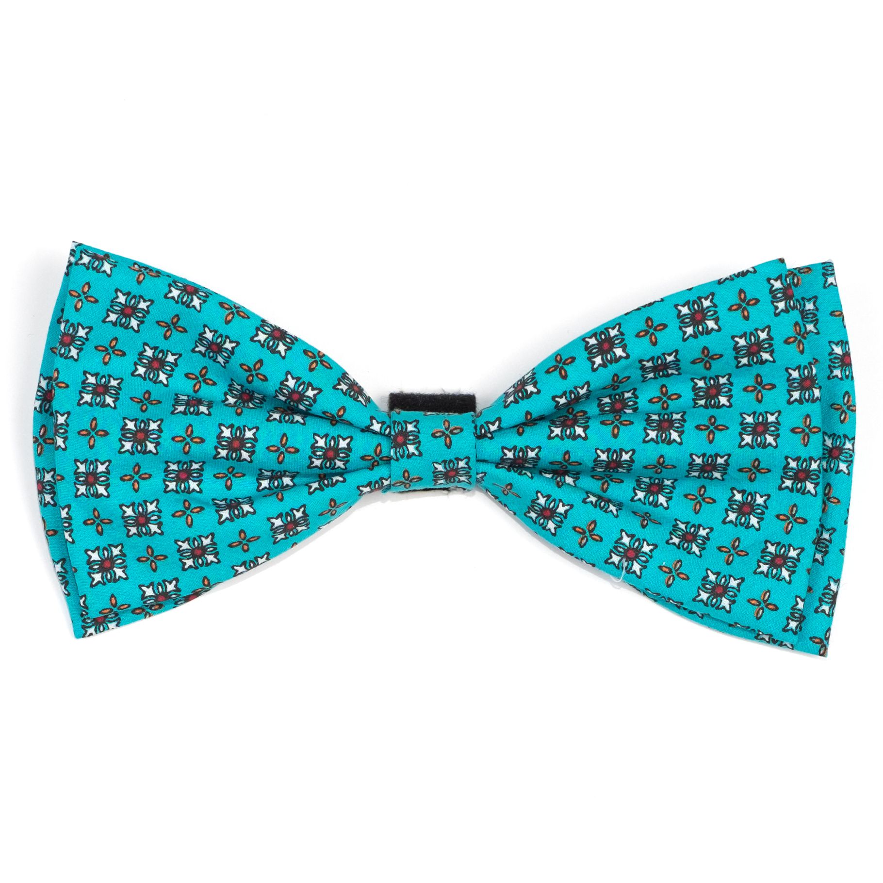 foulard-turquoise-dog-bow-tie