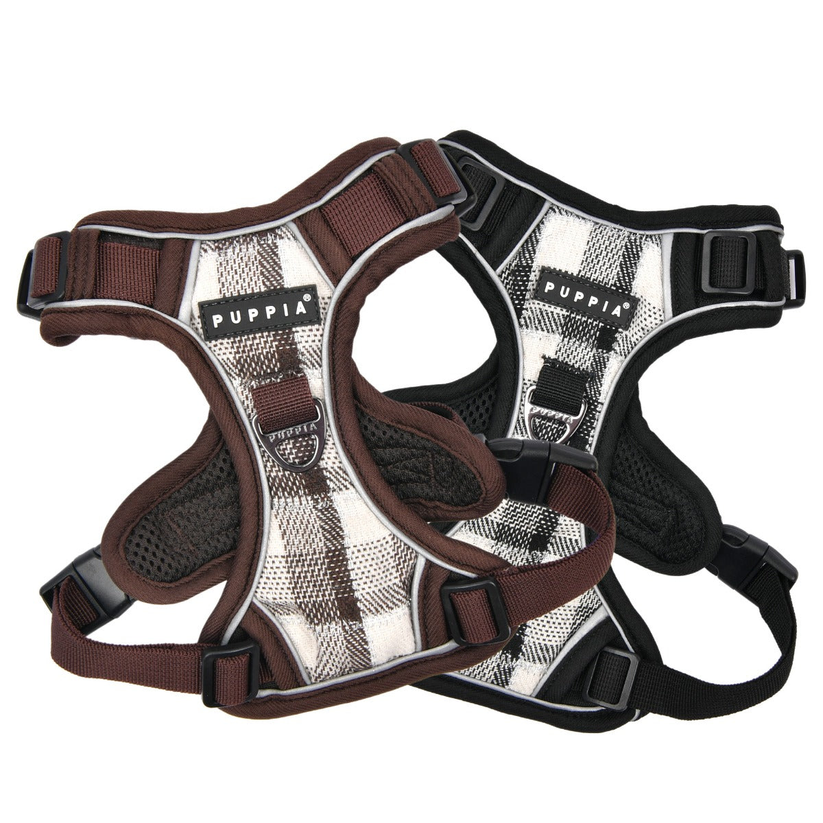 front-hook-dog-harness-garrett-black-plaid-check