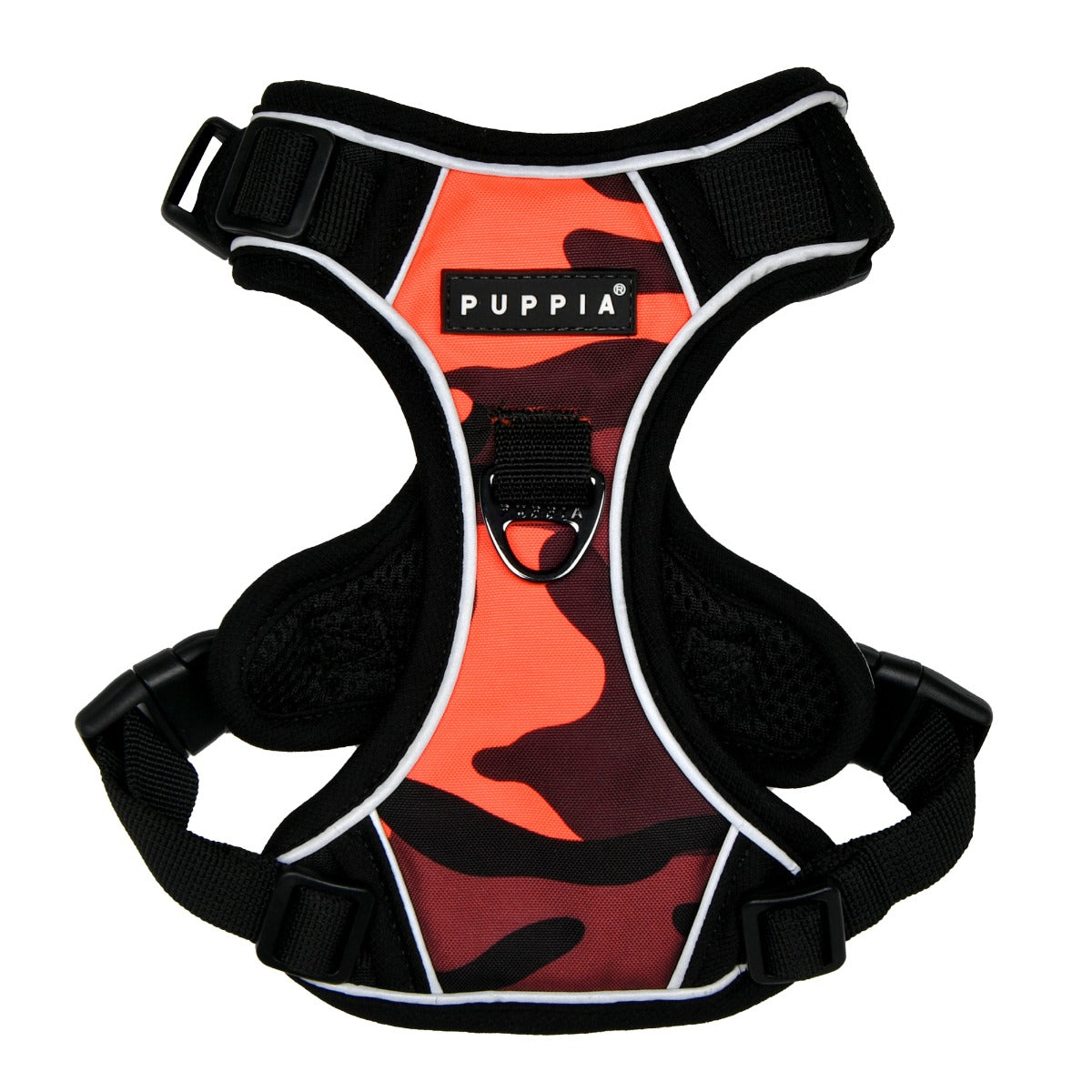 front-hook-dog-harness-neon-camo-orange