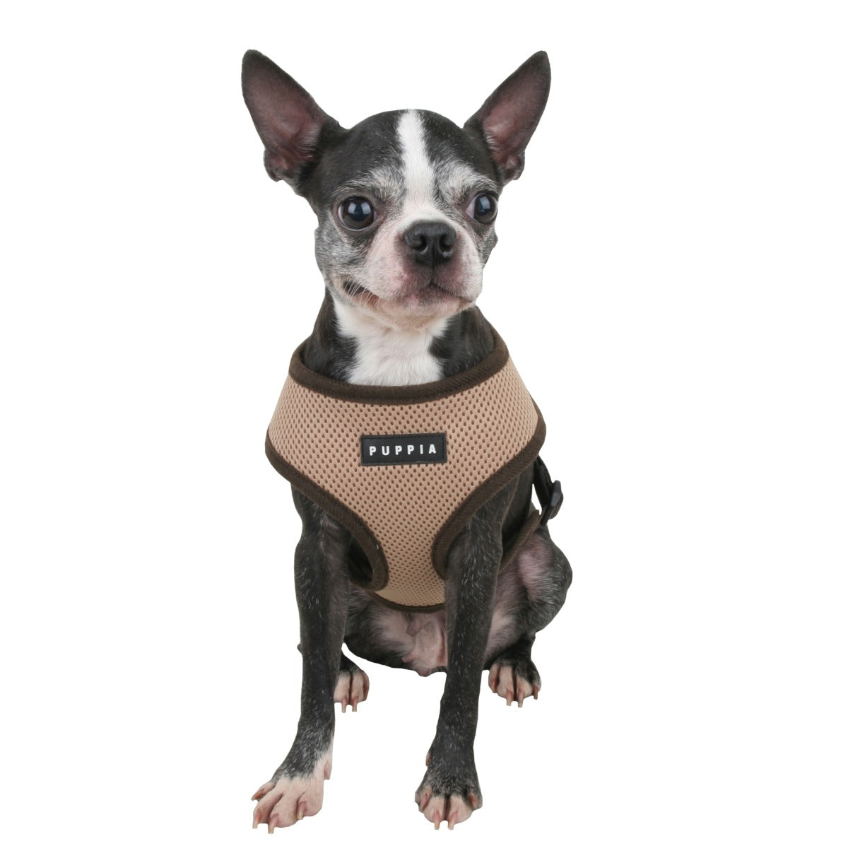 mesh-soft-dog-harness-beige