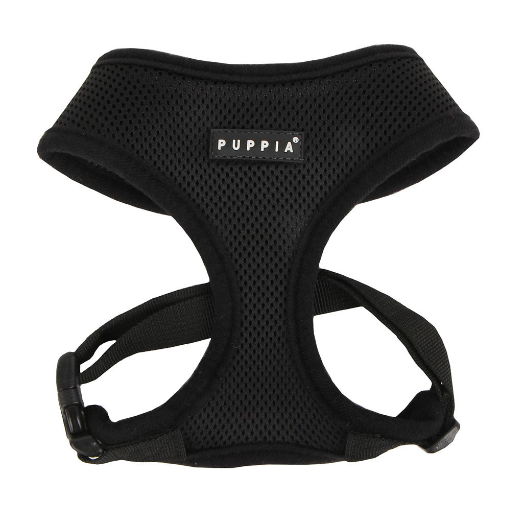 mesh-soft-dog-harness-black
