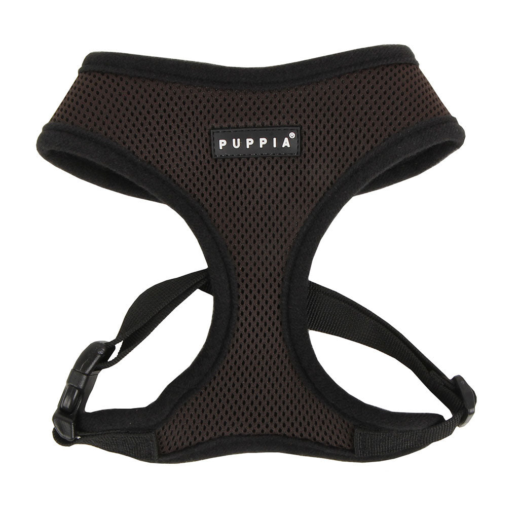 mesh-soft-dog-harness-brown