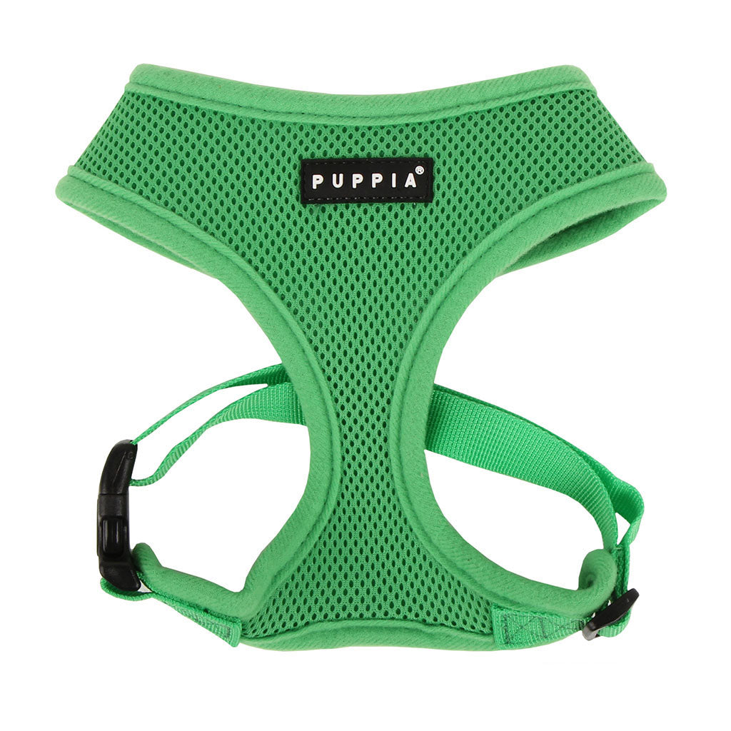 mesh-soft-dog-harness-green