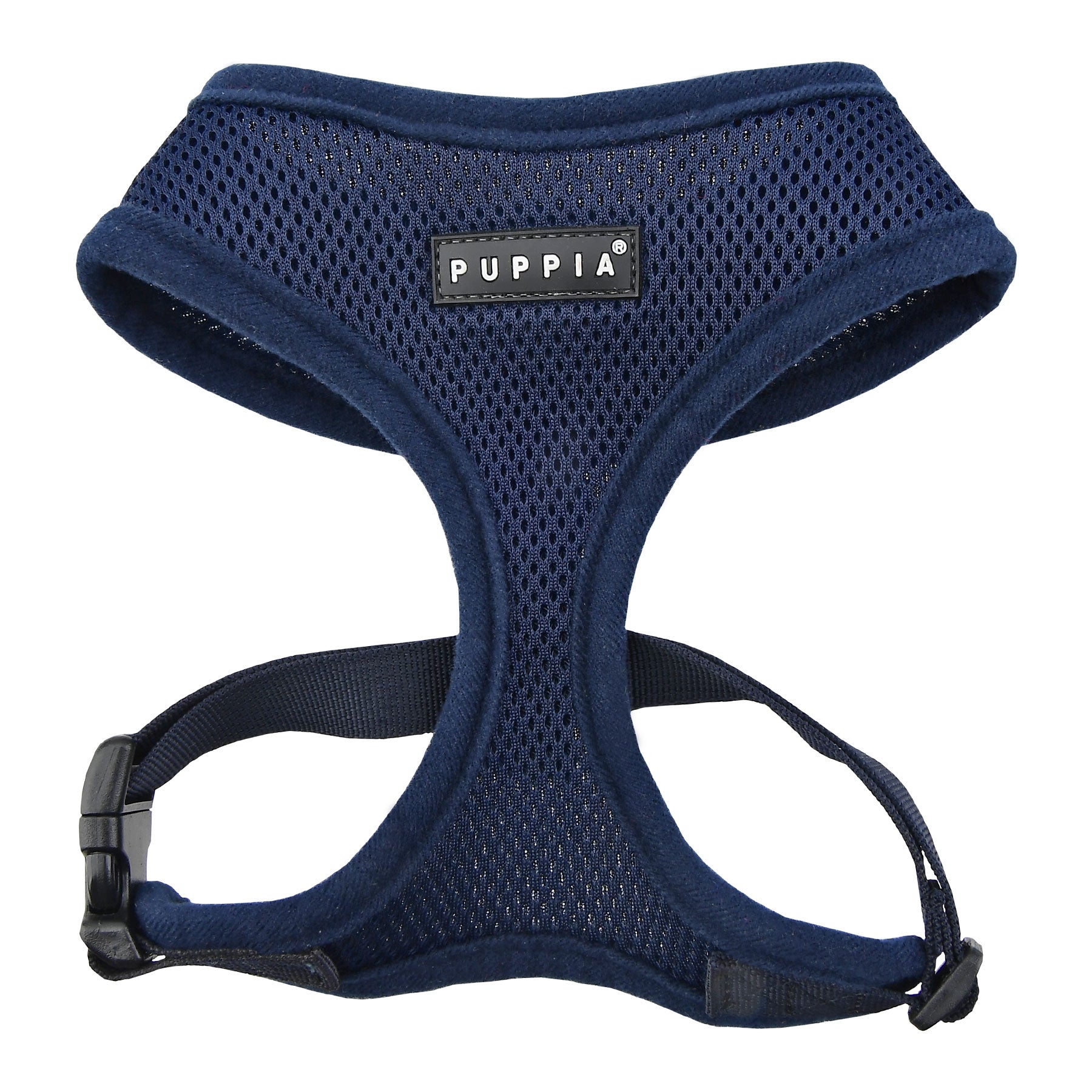 mesh-soft-dog-harness-navy-blue