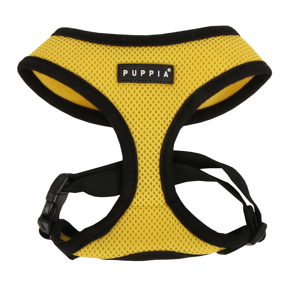 mesh-soft-dog-harness-yellow