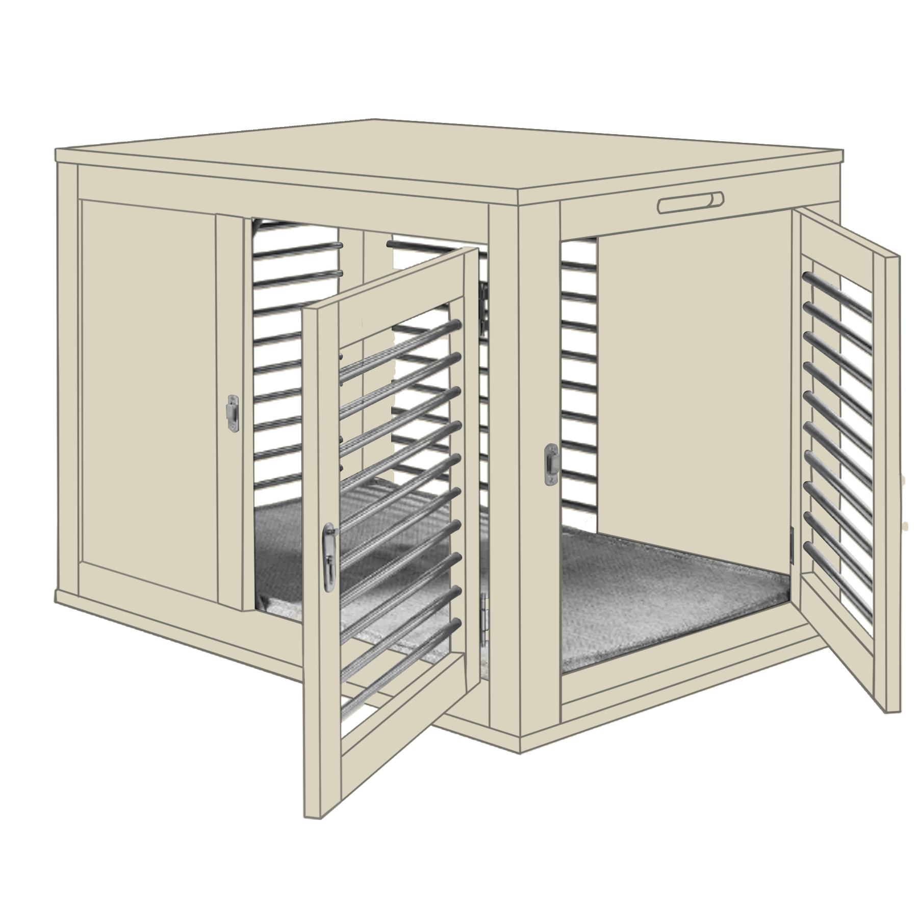 morning-dew-solid-beige-moderno-crate-dog-kennel