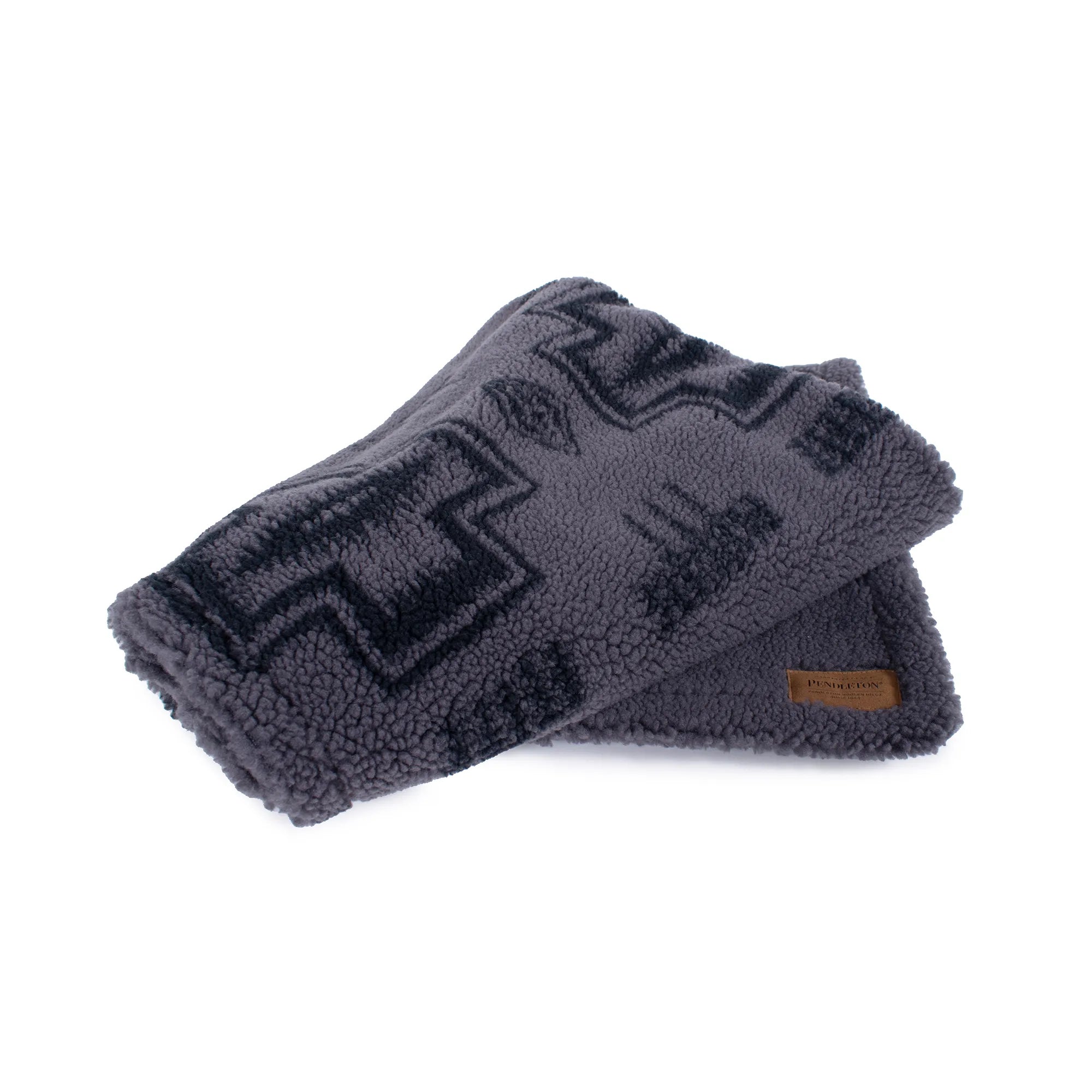 pendleton-harding-tonal-gray-berber-pet-dog-throw-blanket