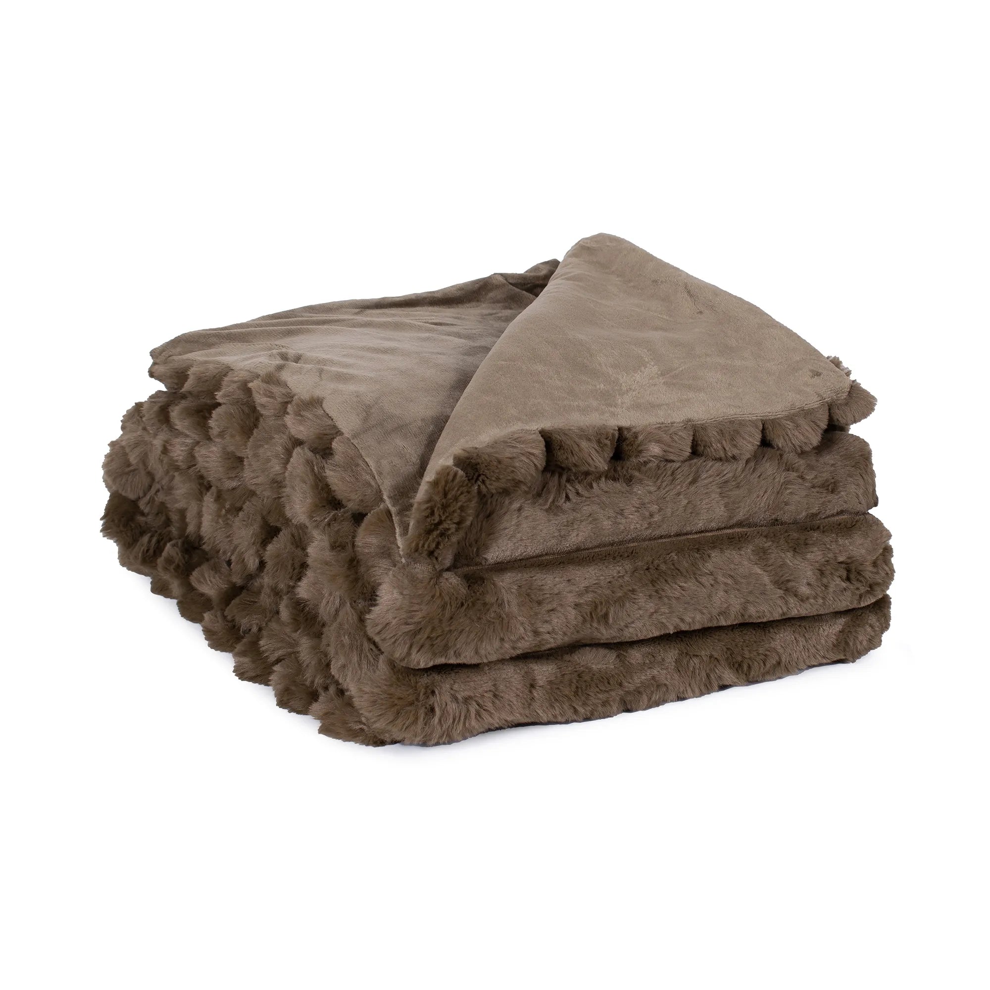 plush-faux-fur-throw-blanket-dark-brown