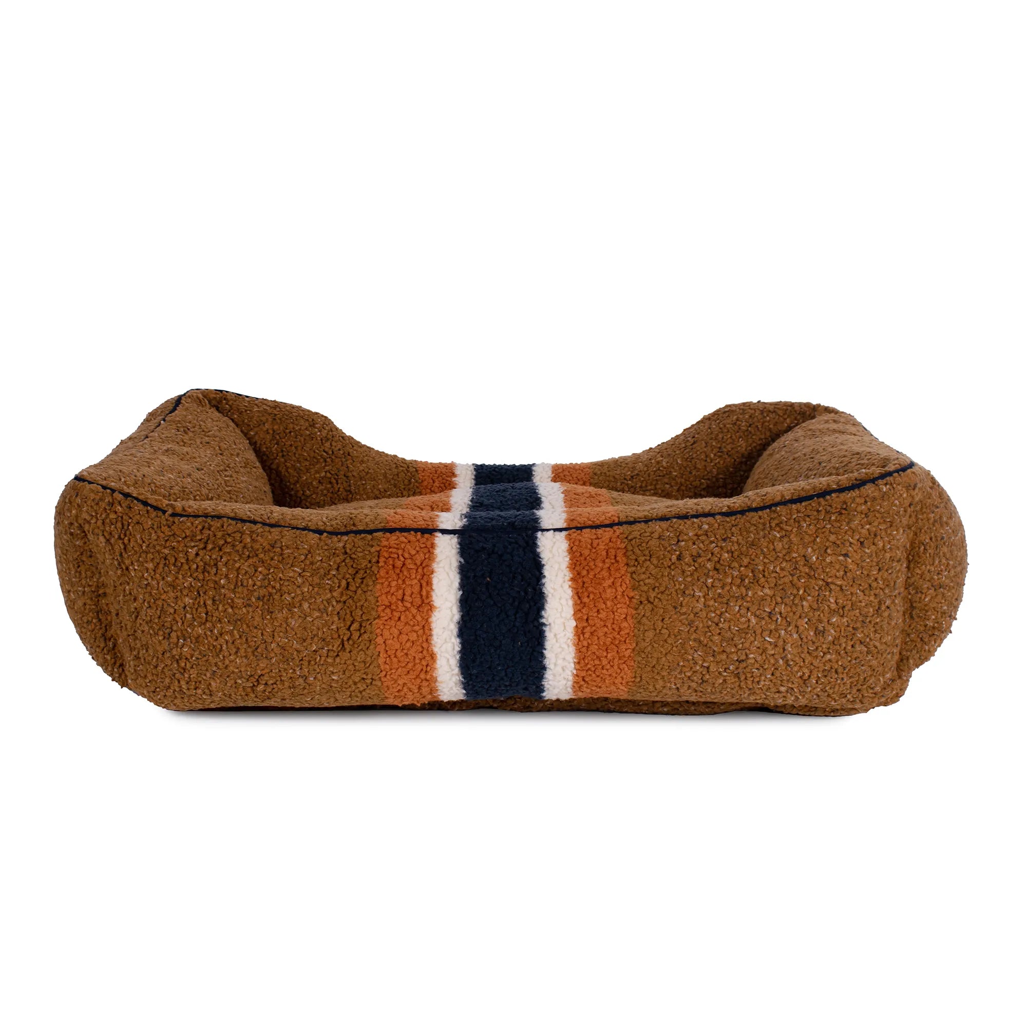 rust-berber-bolster-cuddler-shinola-dog-bed