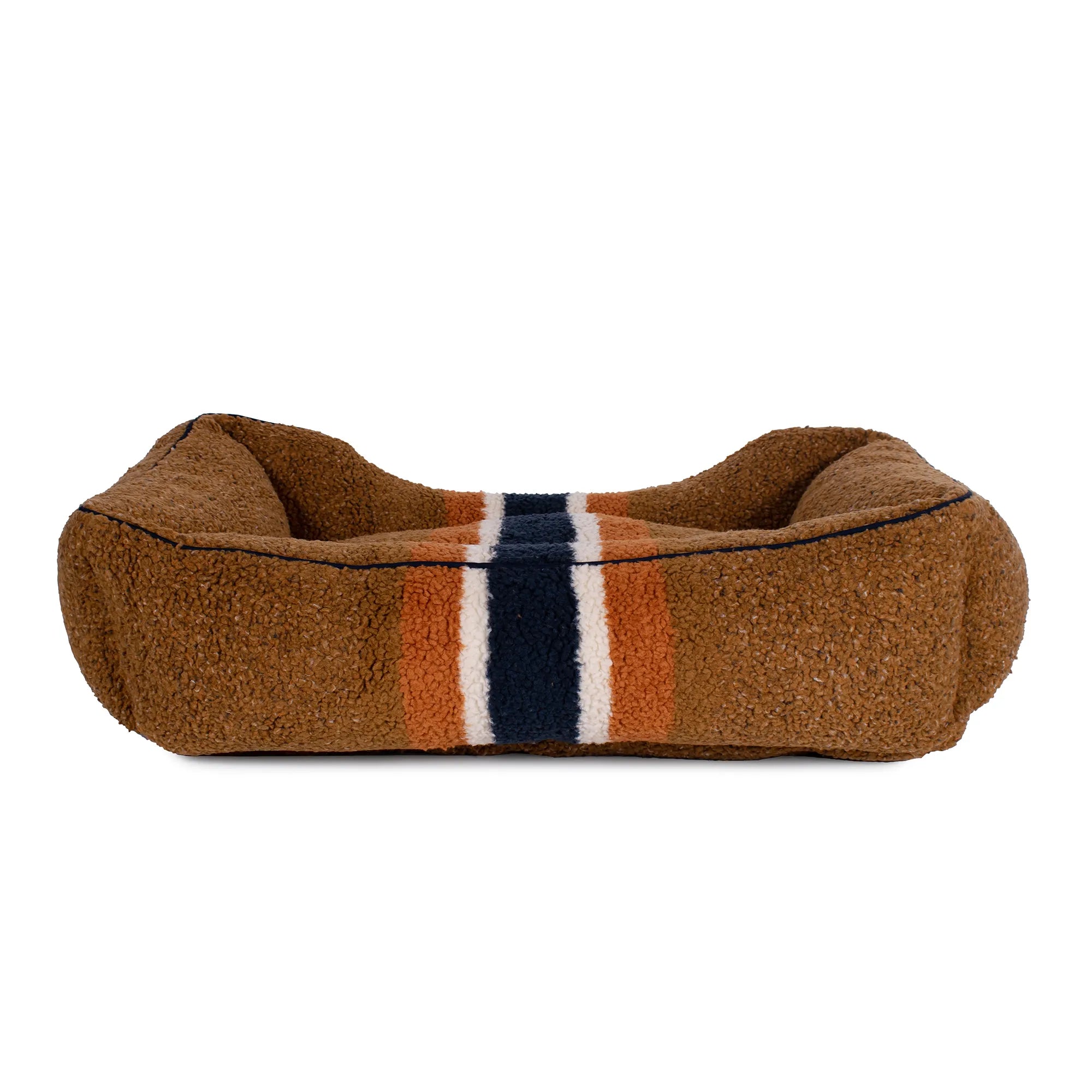 rust-berber-bolster-cuddler-shinola-dog-bed