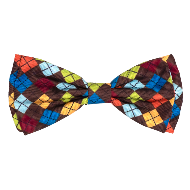 AUTUMN-ARGYLE-DOG-BOW-TIE