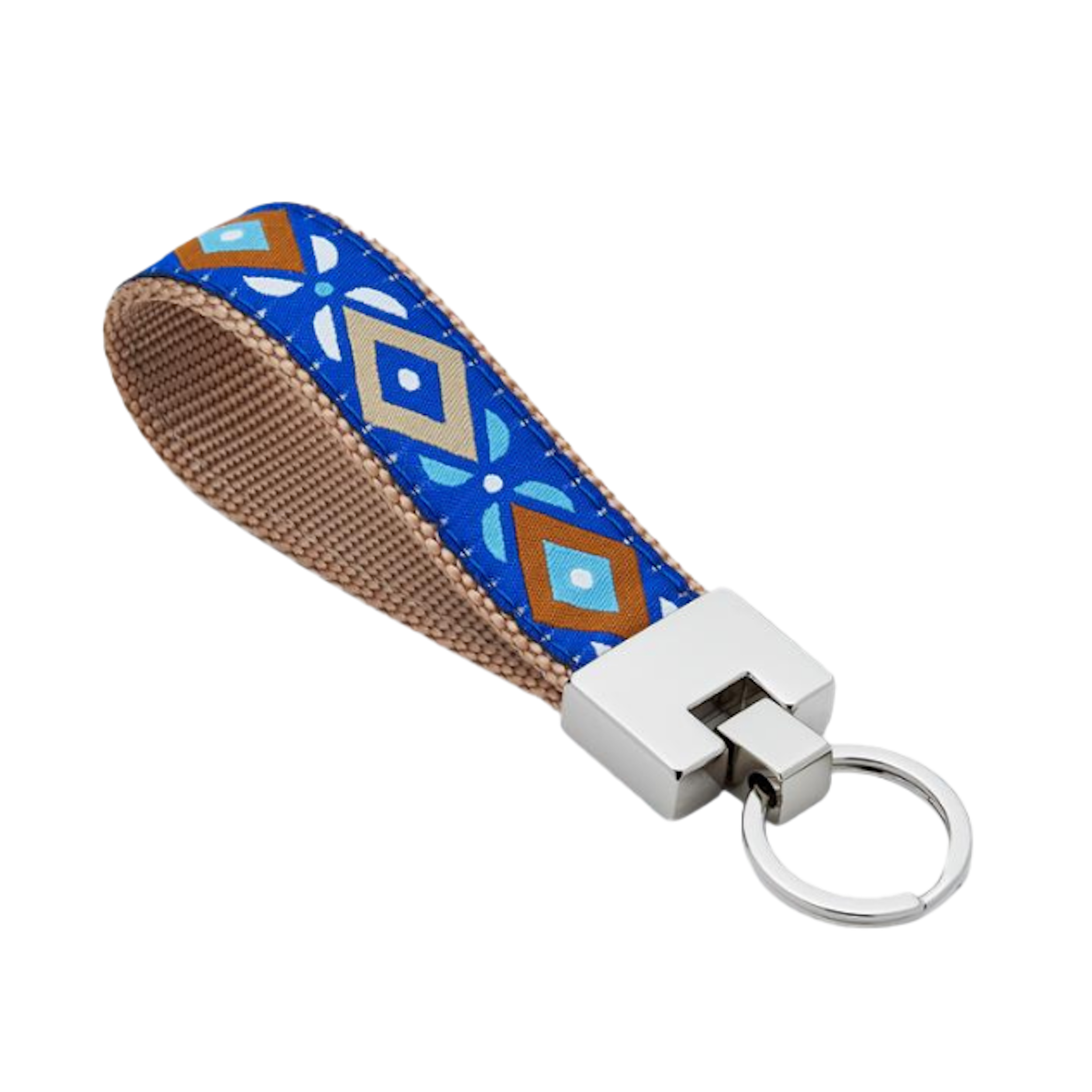 AZTEC-BLUE-DOG-KEY-RING