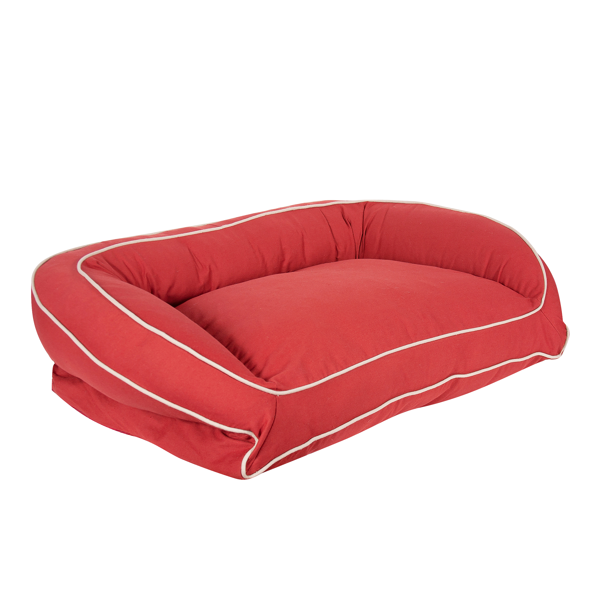 BARN-RED-CANVAS-CUDDLER-BOLSTER-DOG-BED