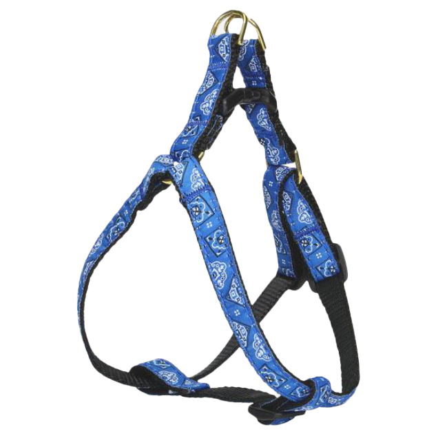 BLUE-BANDANA-DOG-HARNESS-SMALL-BREED-TEACUP