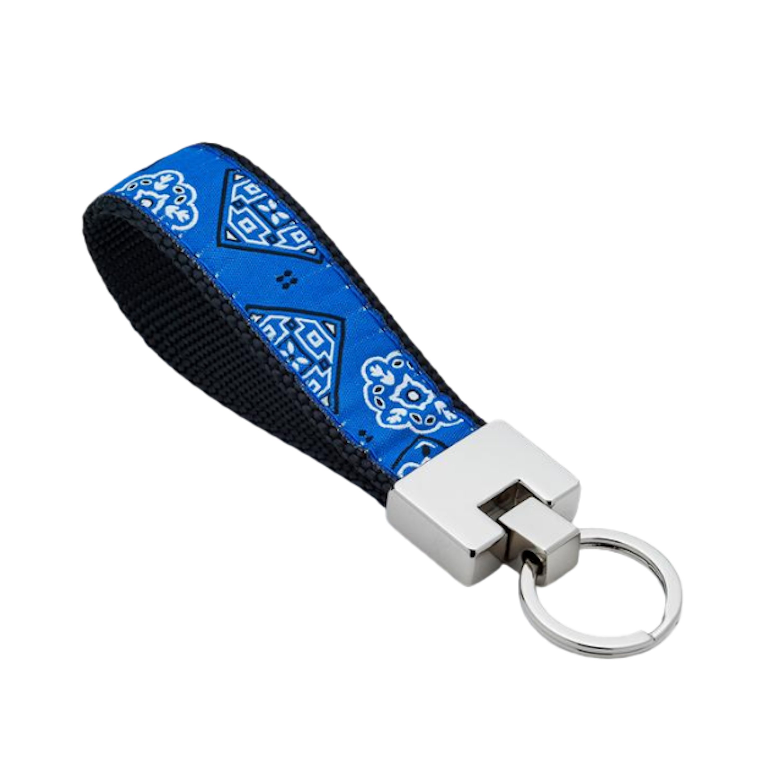 BLUE-BANDANA-DOG-KEY-RING