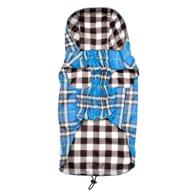 BLUE-PLAID-LONDON-DOG-RAINCOAT