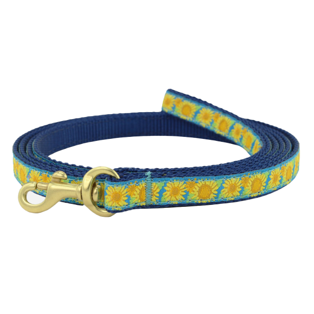 BRIGHT-SUNFLOWER-DOG-LEASH-SMALL-BREED-TEACUP