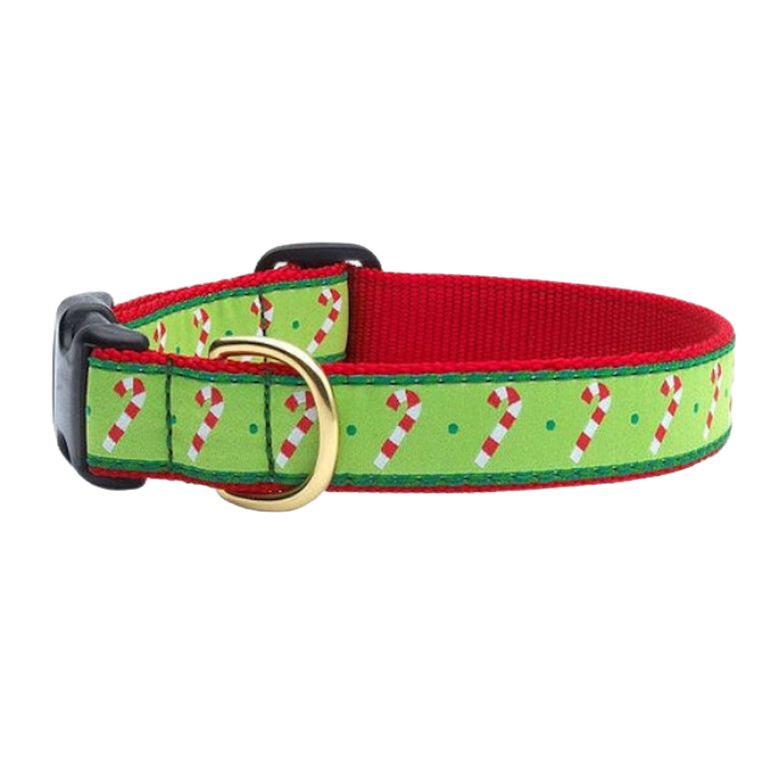 CANDY-CANE-CHRISTMAS-DOG-COLLAR