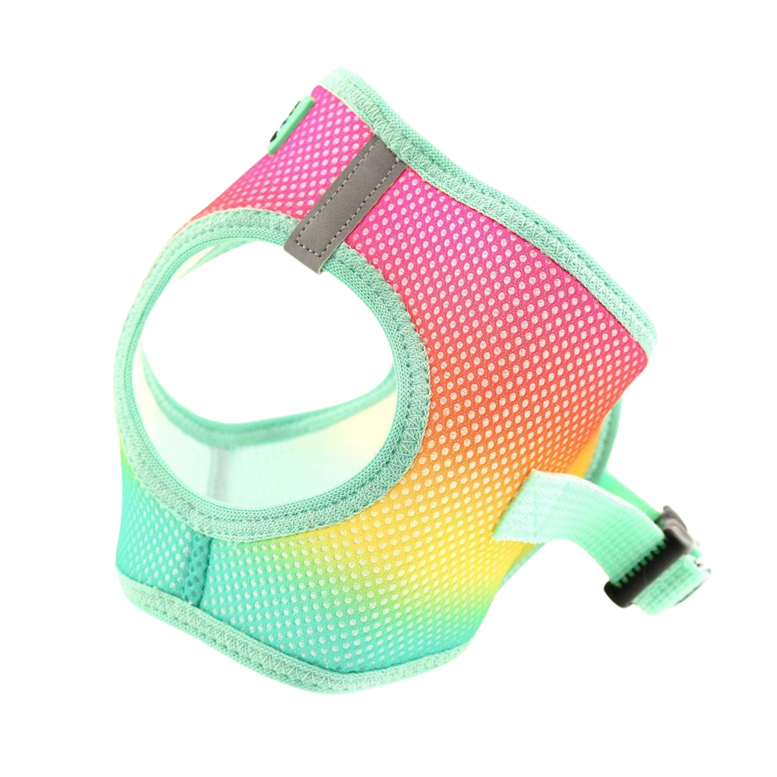 CHOKE-FREE-MESH-DOG-HARNESS-OMBRE-BEACH-PARTY