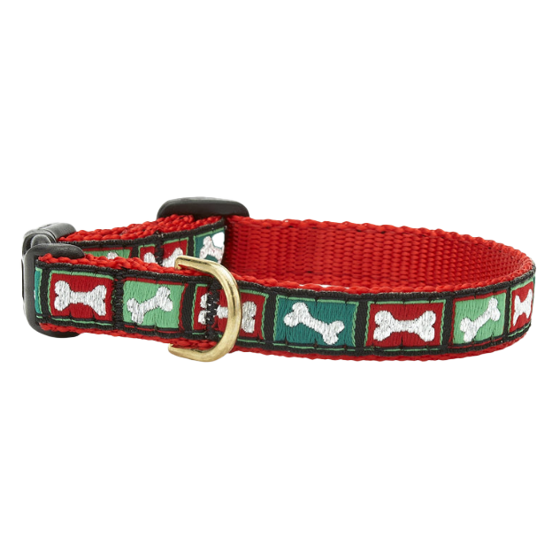 CHRISTMAS-BONES-DOG-COLLAR-SMALL-BREED-TEACUP