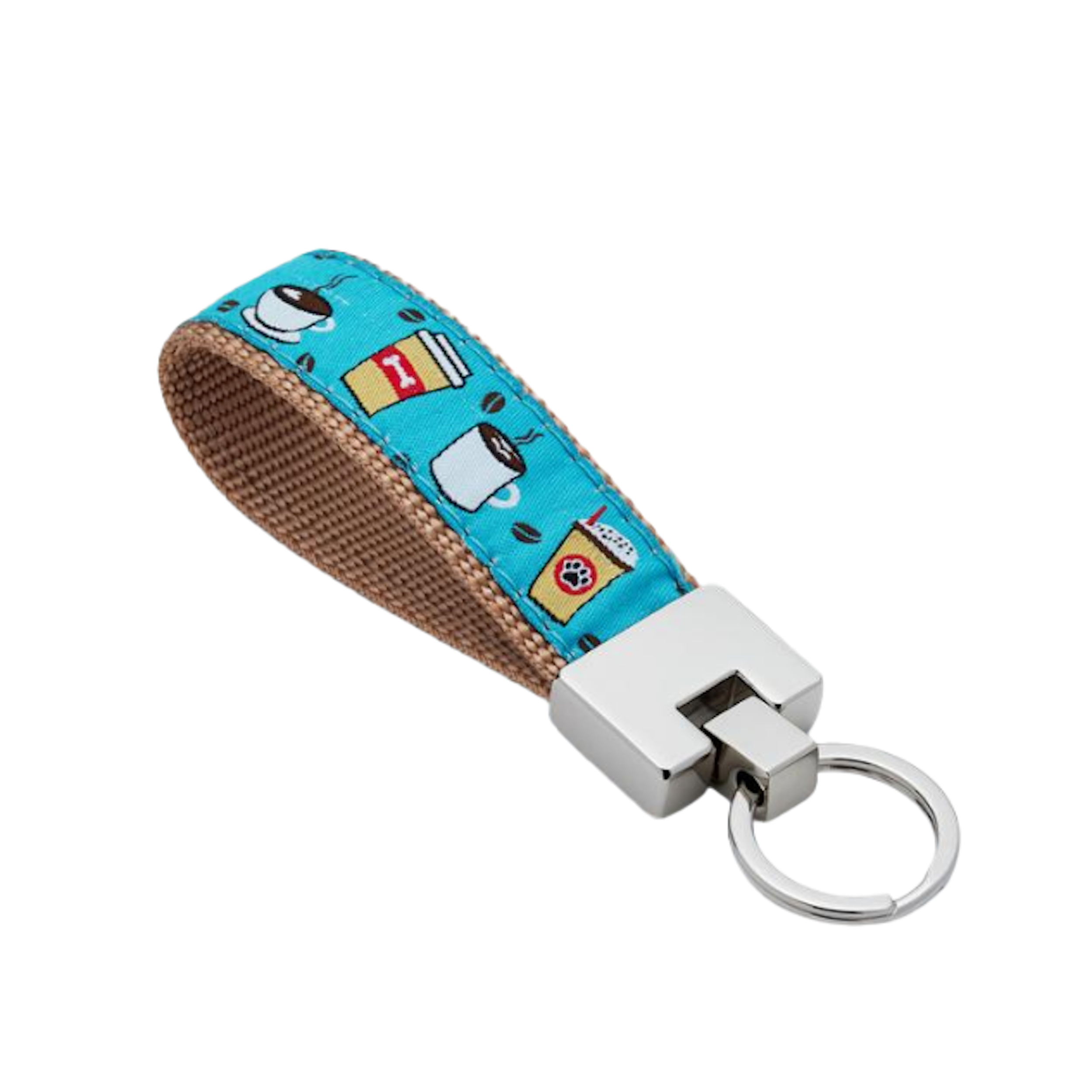 COFFEE-NUT-DOG-KEY-RING