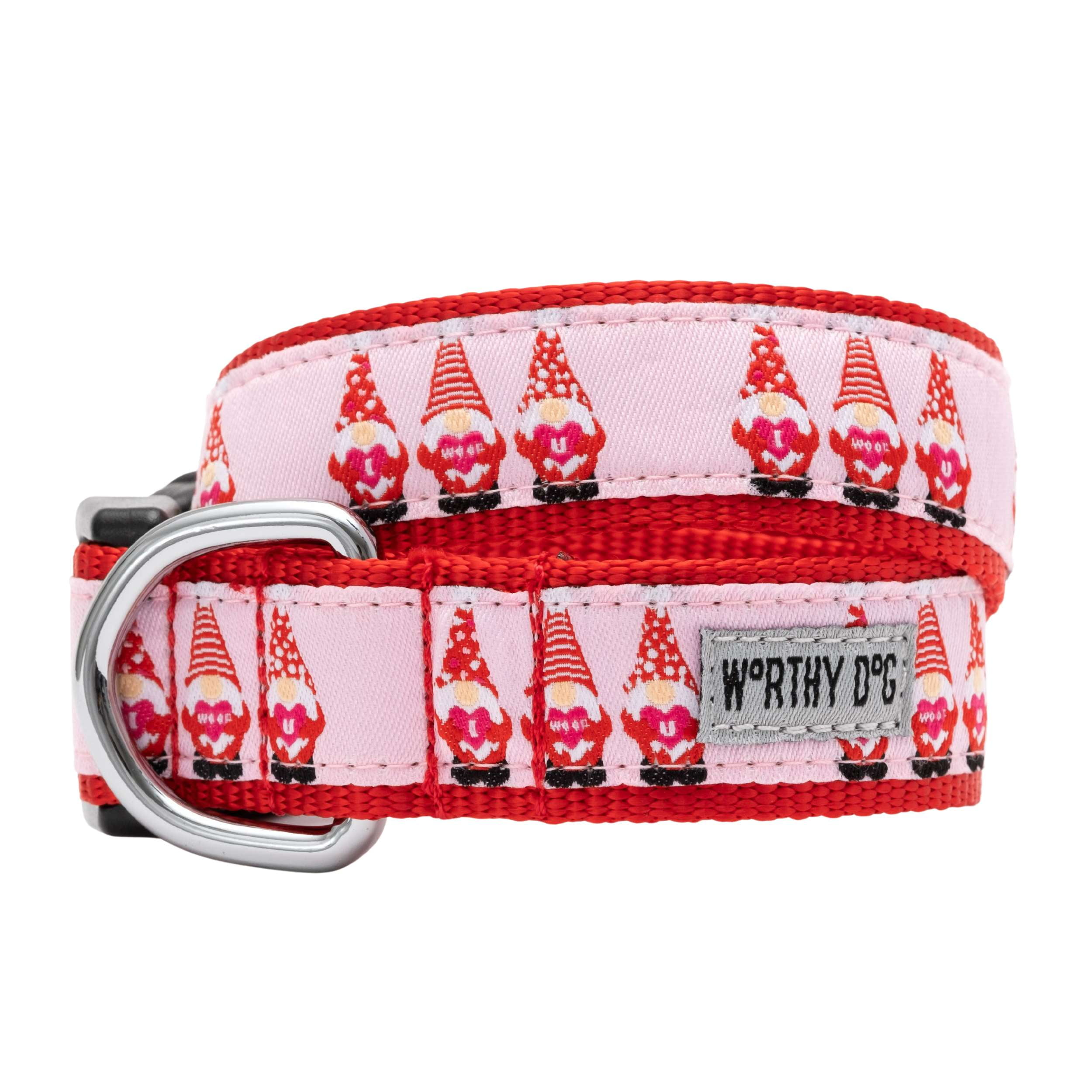 CUPID-GNOME-VALENTINE'S-DAY-DOG-COLLAR