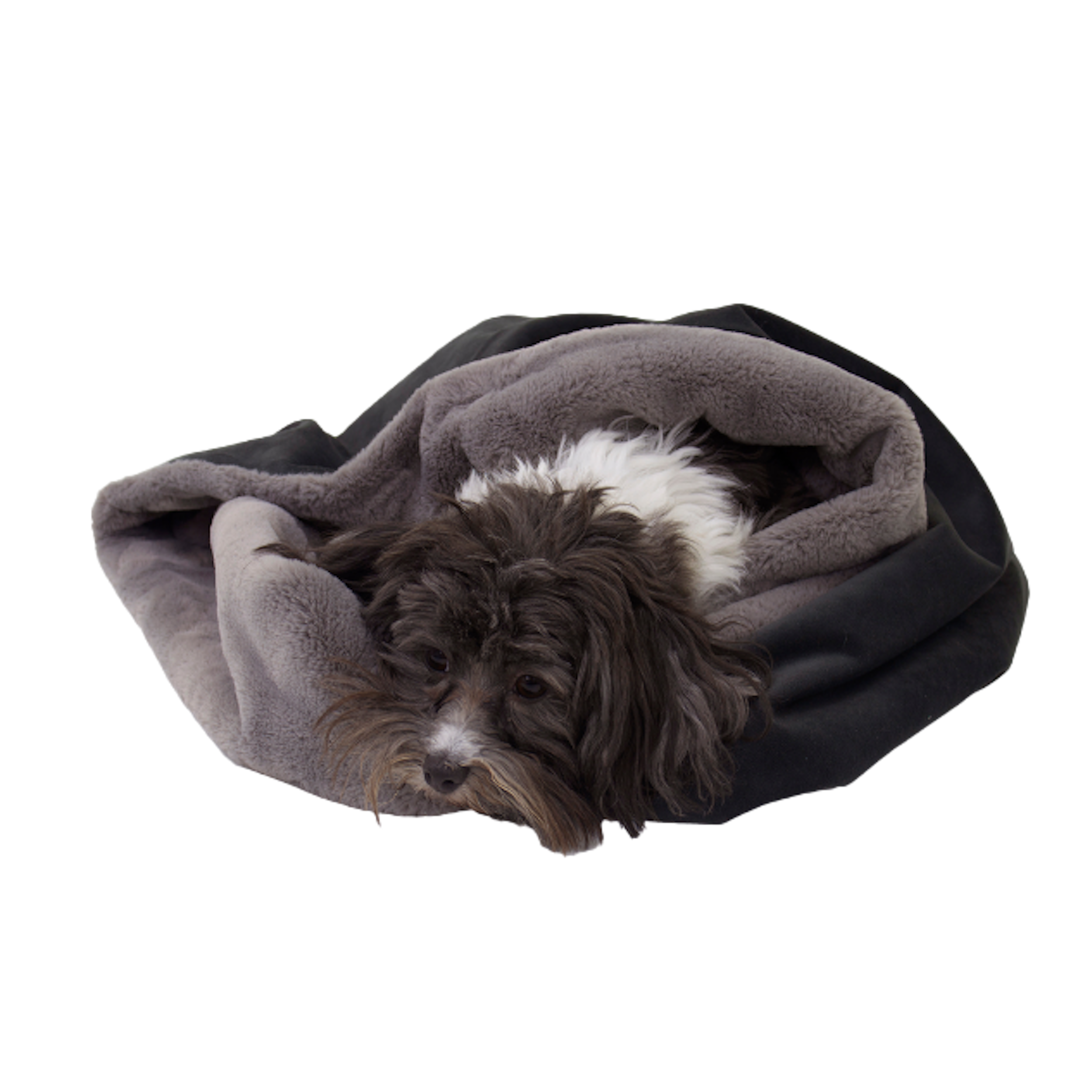 DOG-BED-BURROW-COVER-CHARCOAL-GRAY