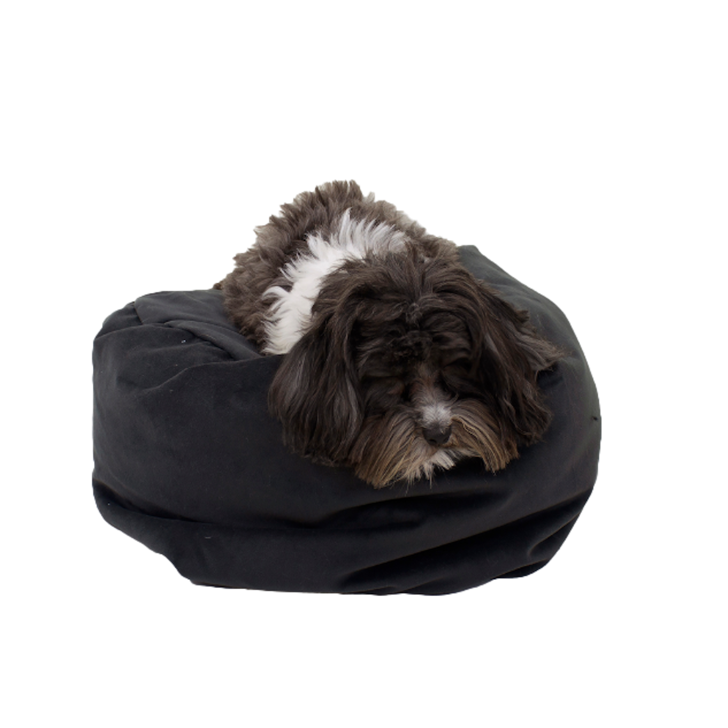 DOG-BED-BURROW-COVER-CHARCOAL-GRAY