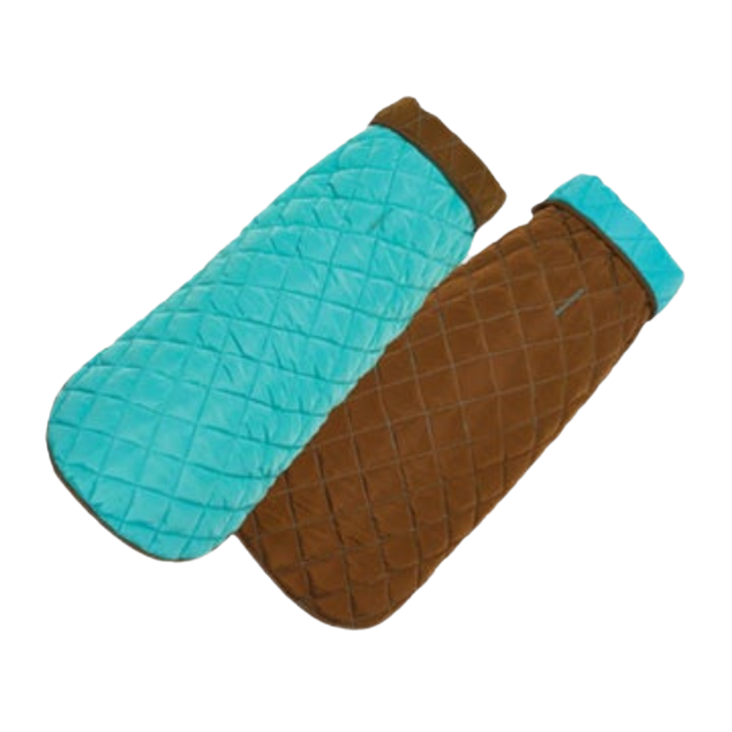 DOG-COAT-DIAMOND-QUILTED-AQUA-BROWN