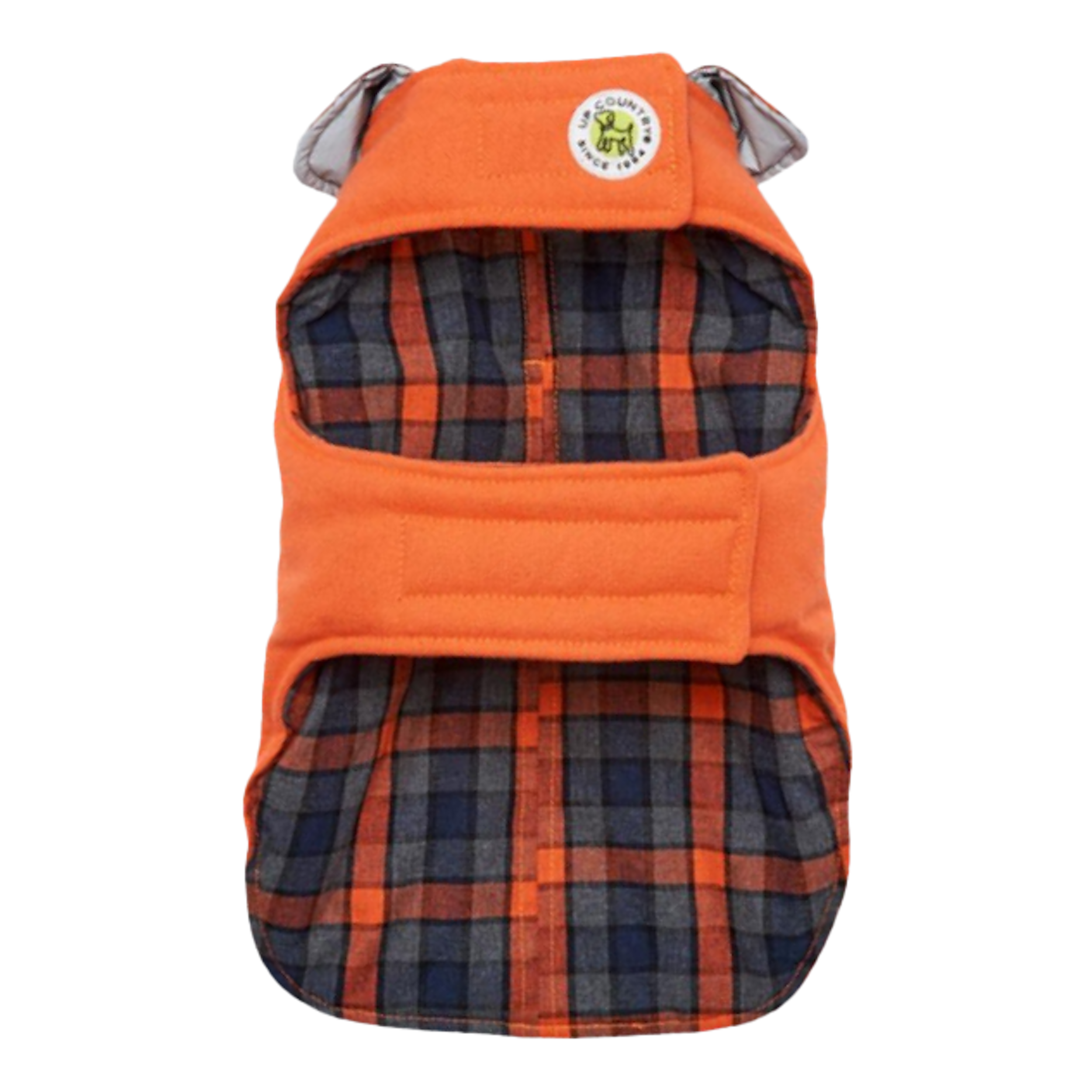 DOG-COAT-FIELD-ORANGE-PLAID