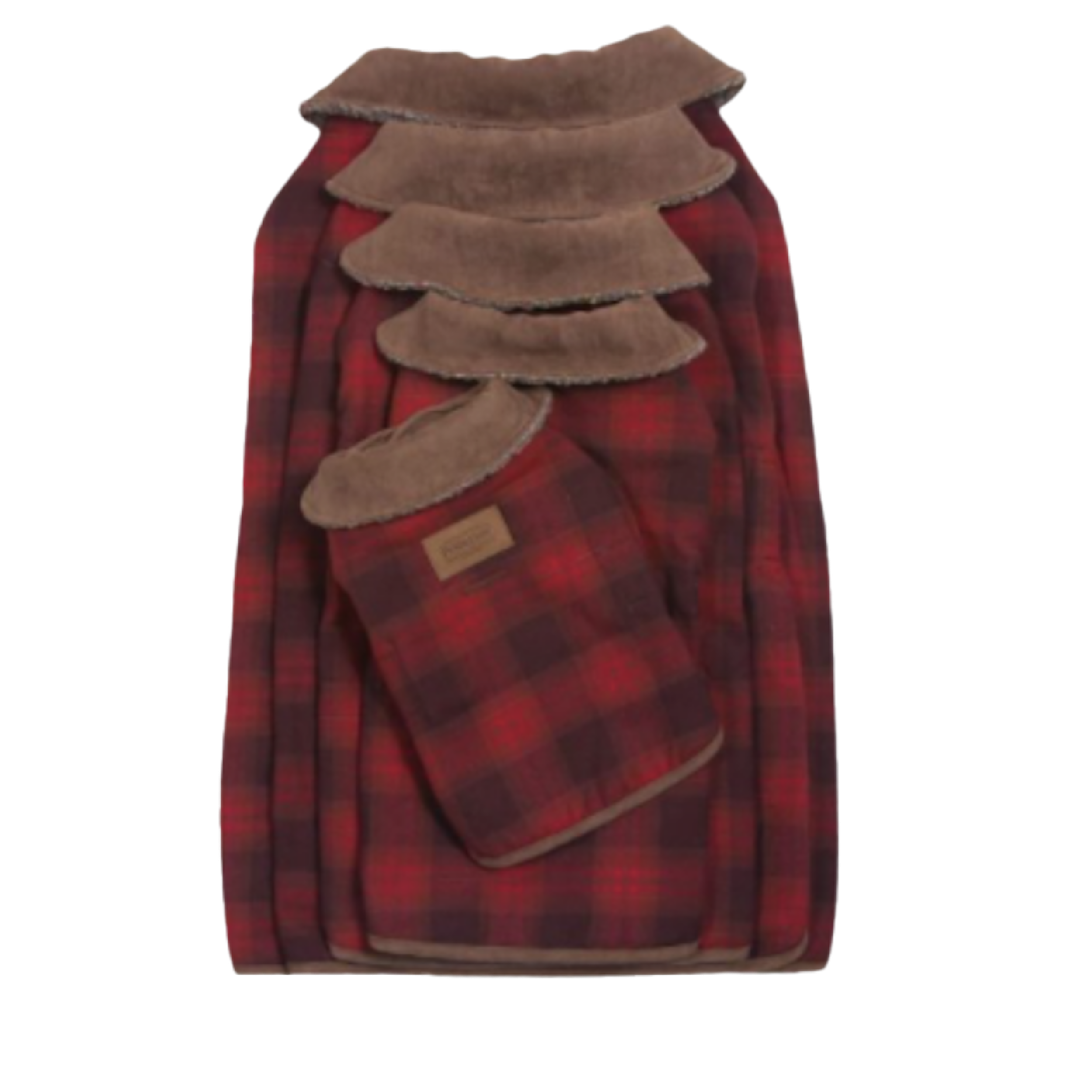 DOG-COAT-PENDLETON-RED-OMBRE-PLAID