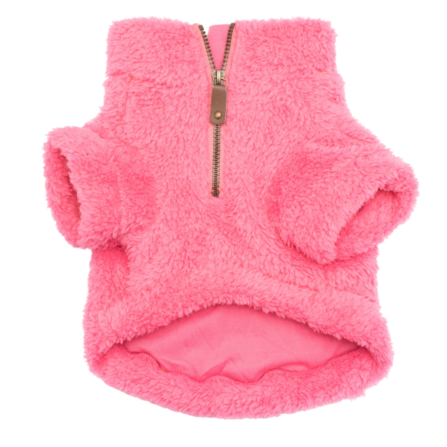 DOG-FLEECE-PULLOVER-FUSCHIA