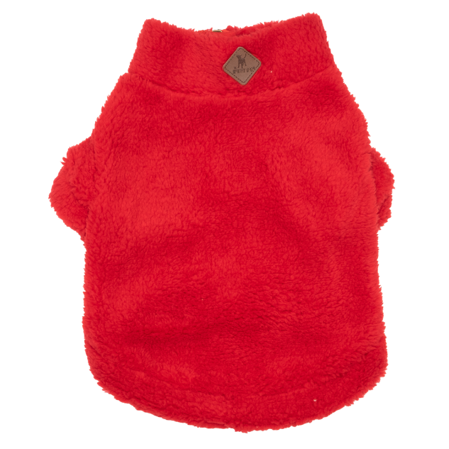 DOG-FLEECE-PULLOVER-RED