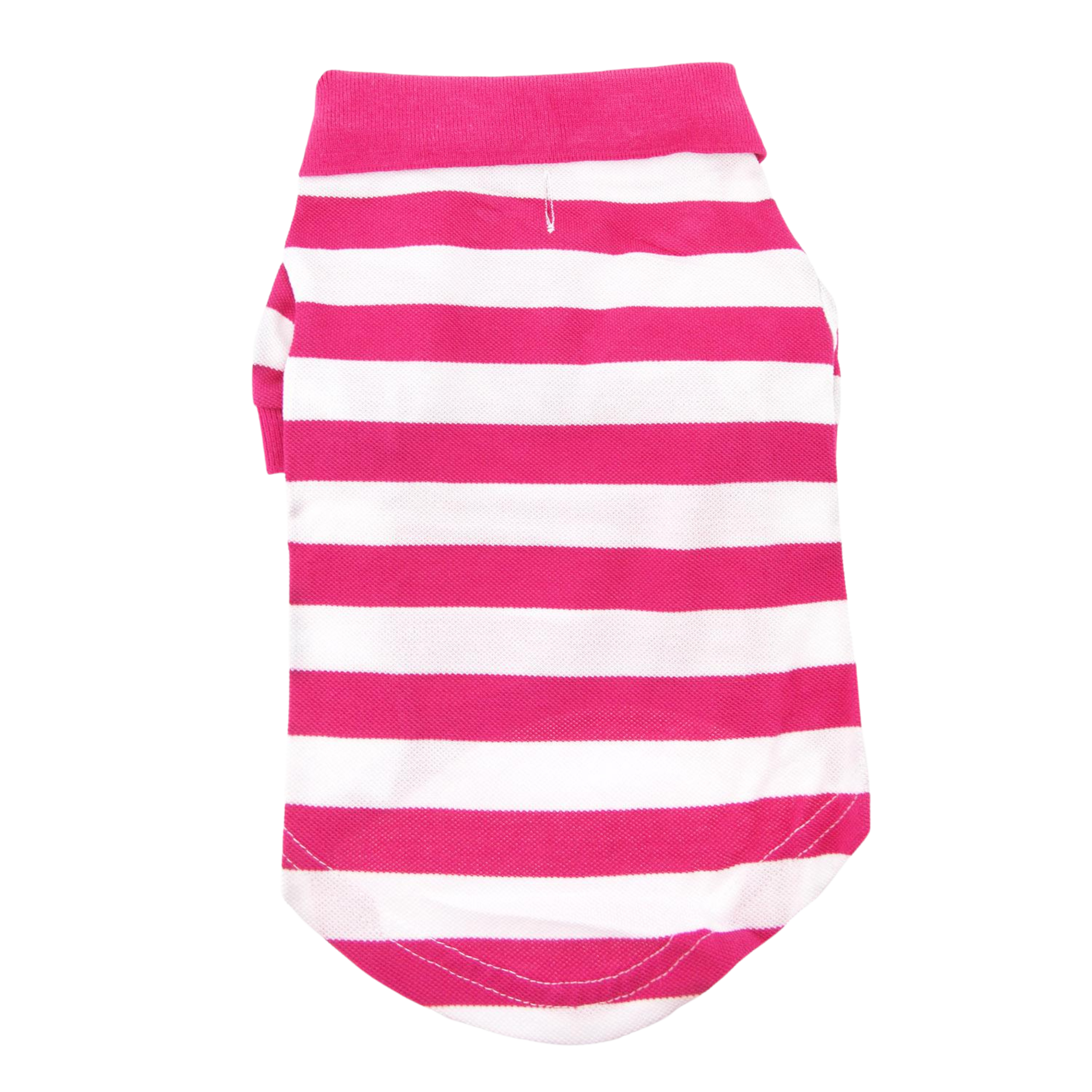 Polo Shirt | Magenta Stripes