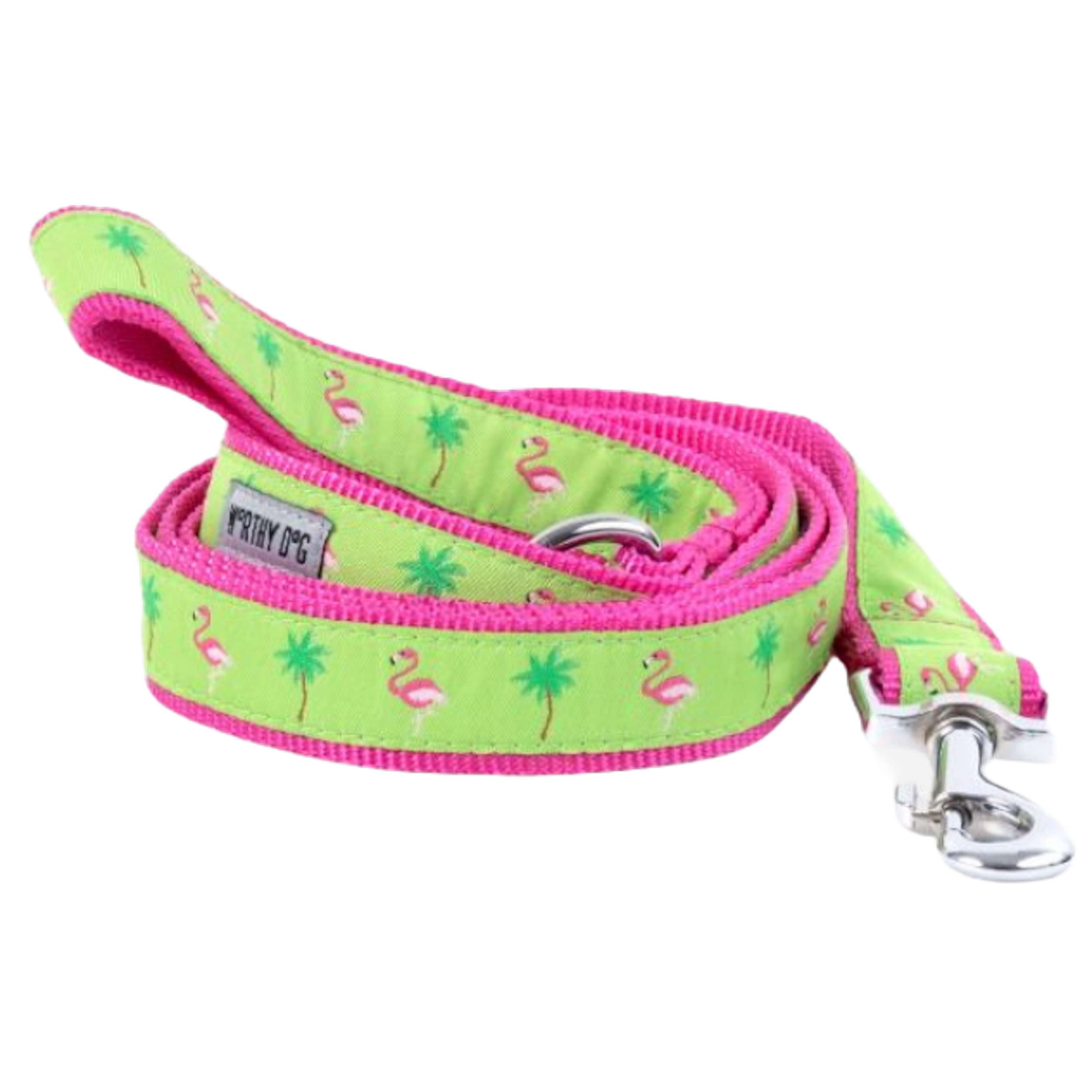 flamingos-dog-leash