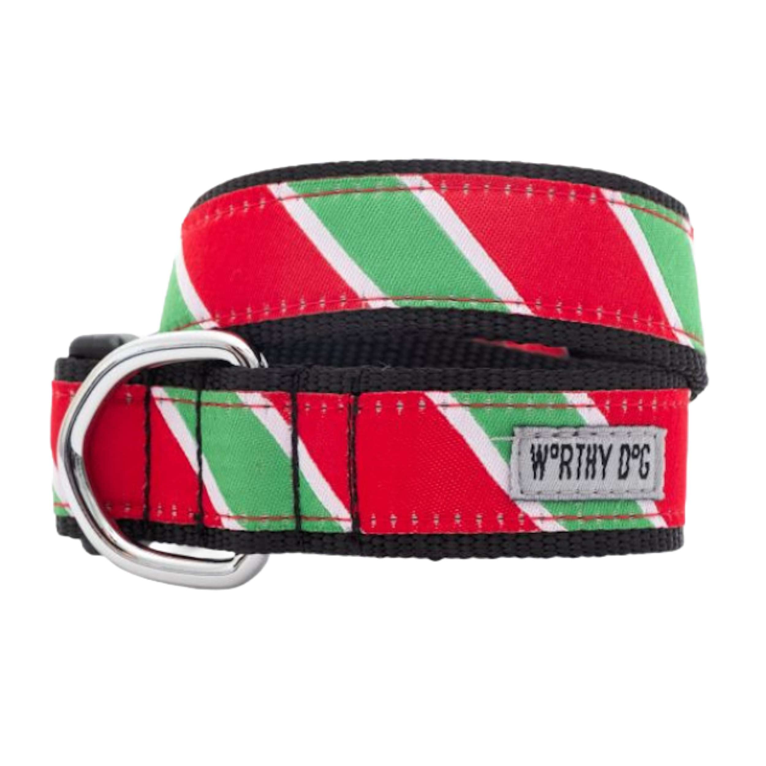 holiday-stripe-dog-leash