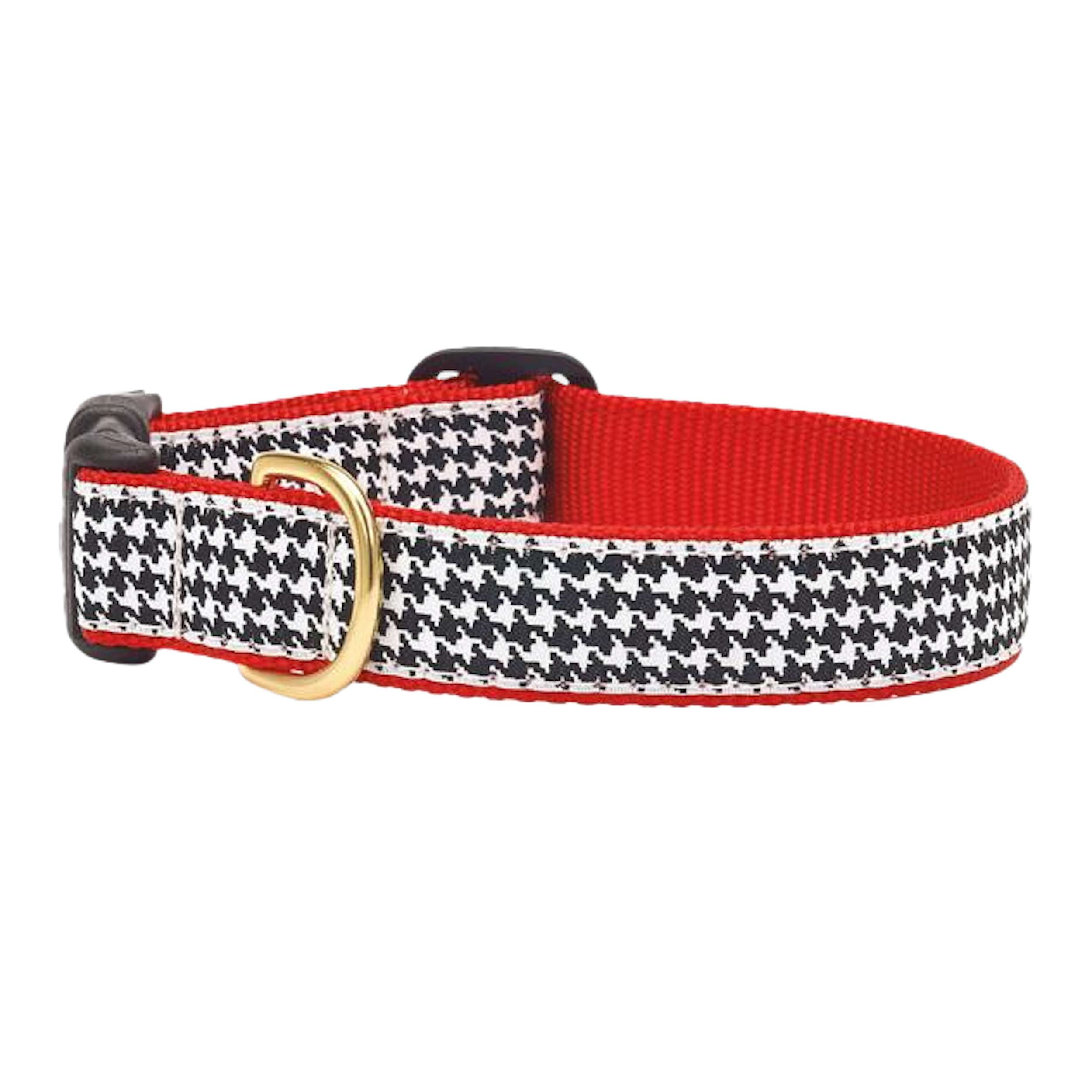 HOUNDSTOOTH-DOG-COLLAR