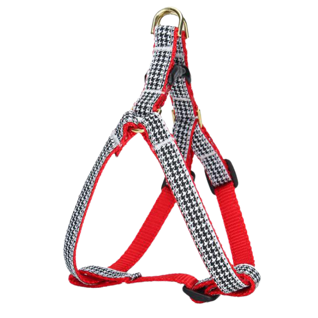 HOUNDSTOOTH-DOG-HARNESS-SMALL-BREED-TEACUP