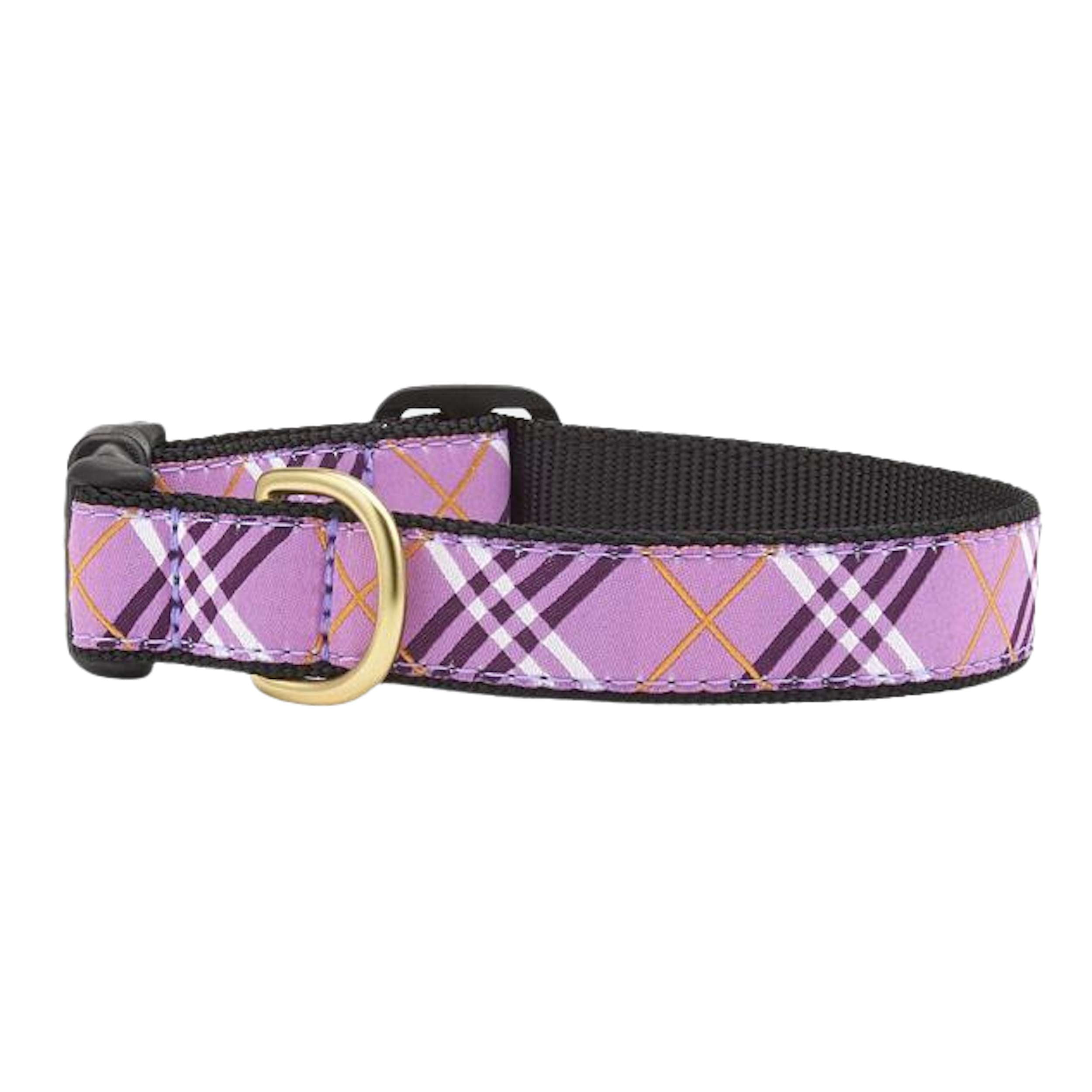 LAVENDER-LATTICE-DOG-COLLAR