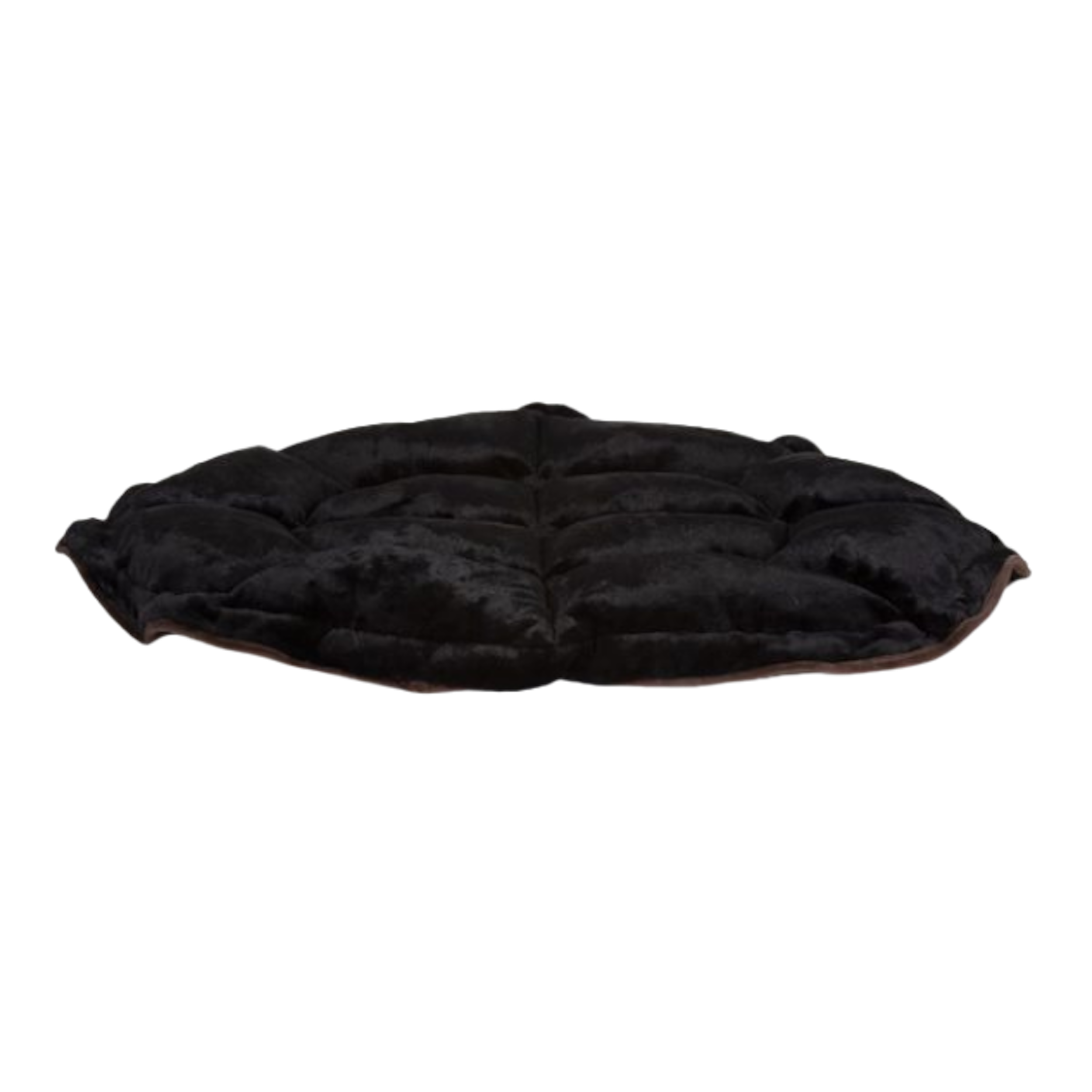 LILY-PAD-CUDDLE-BURROW-CHARCOAL-GRAY-DOG-BED